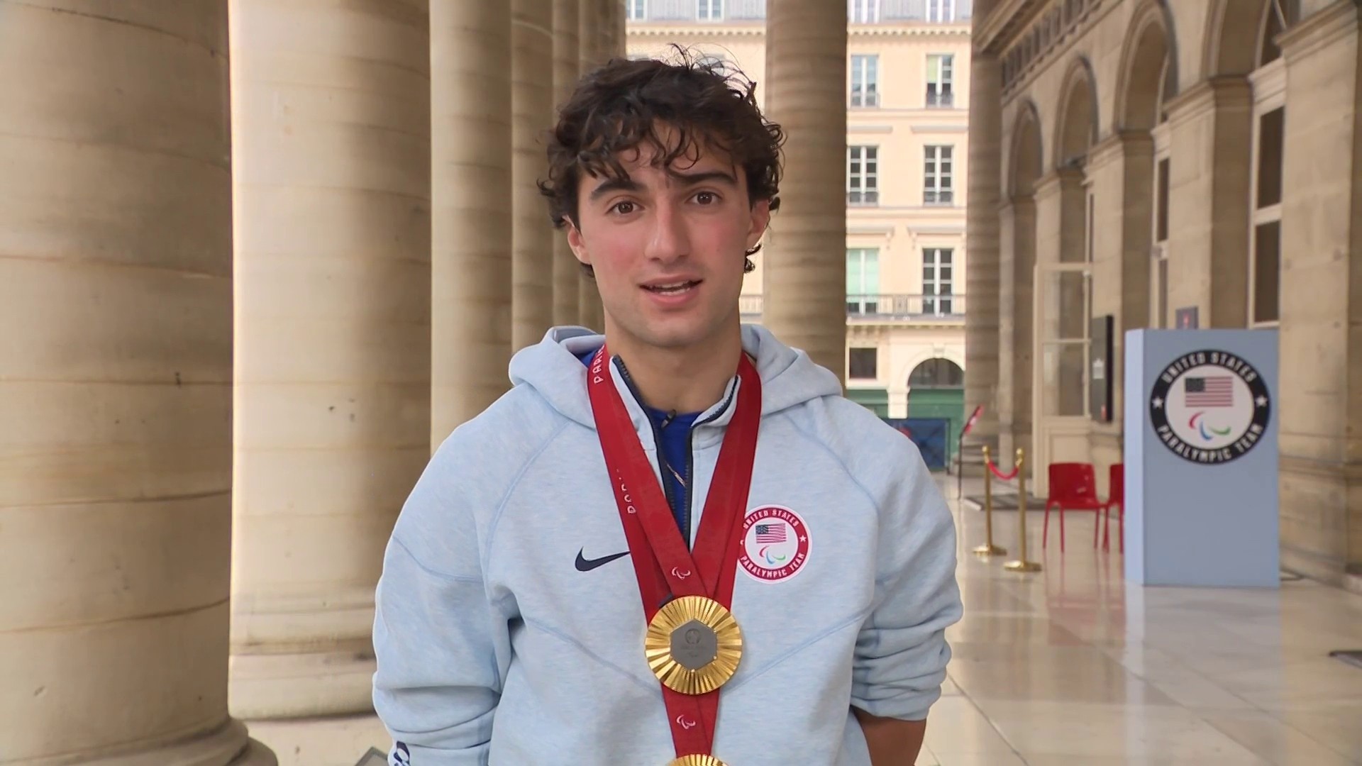 Ezra Frech talks winning back-to-back gold in Paris Paralympics