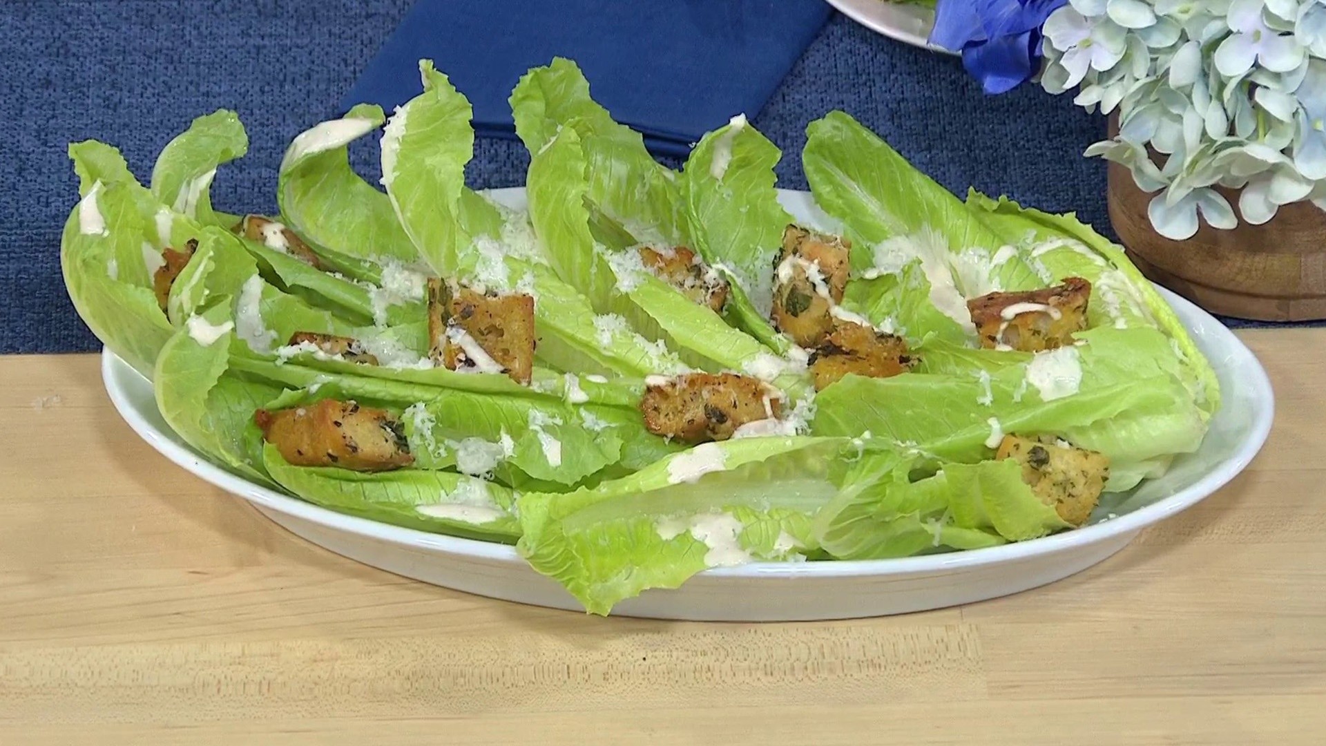 Tahini Caesar salad, couscous, meatballs: Get the recipes!