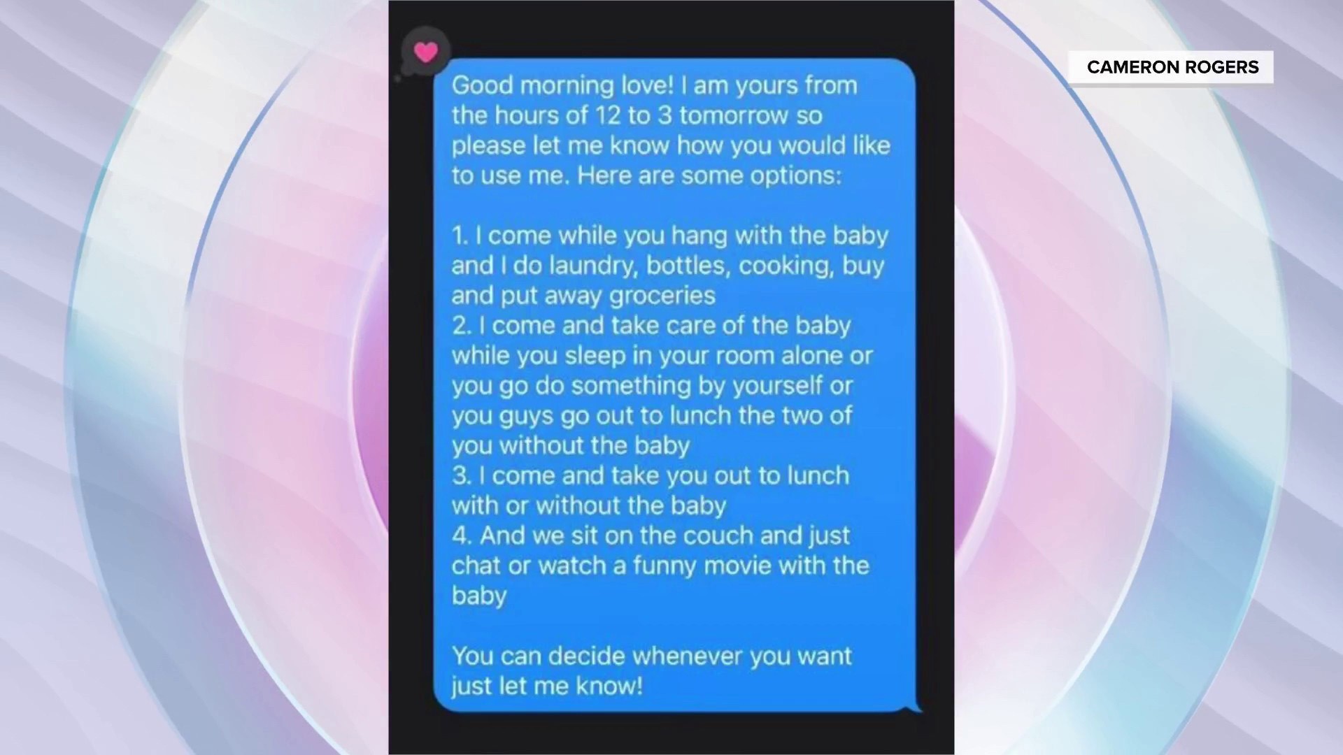 Mom shares perfect ways to help a friend who's just had a baby