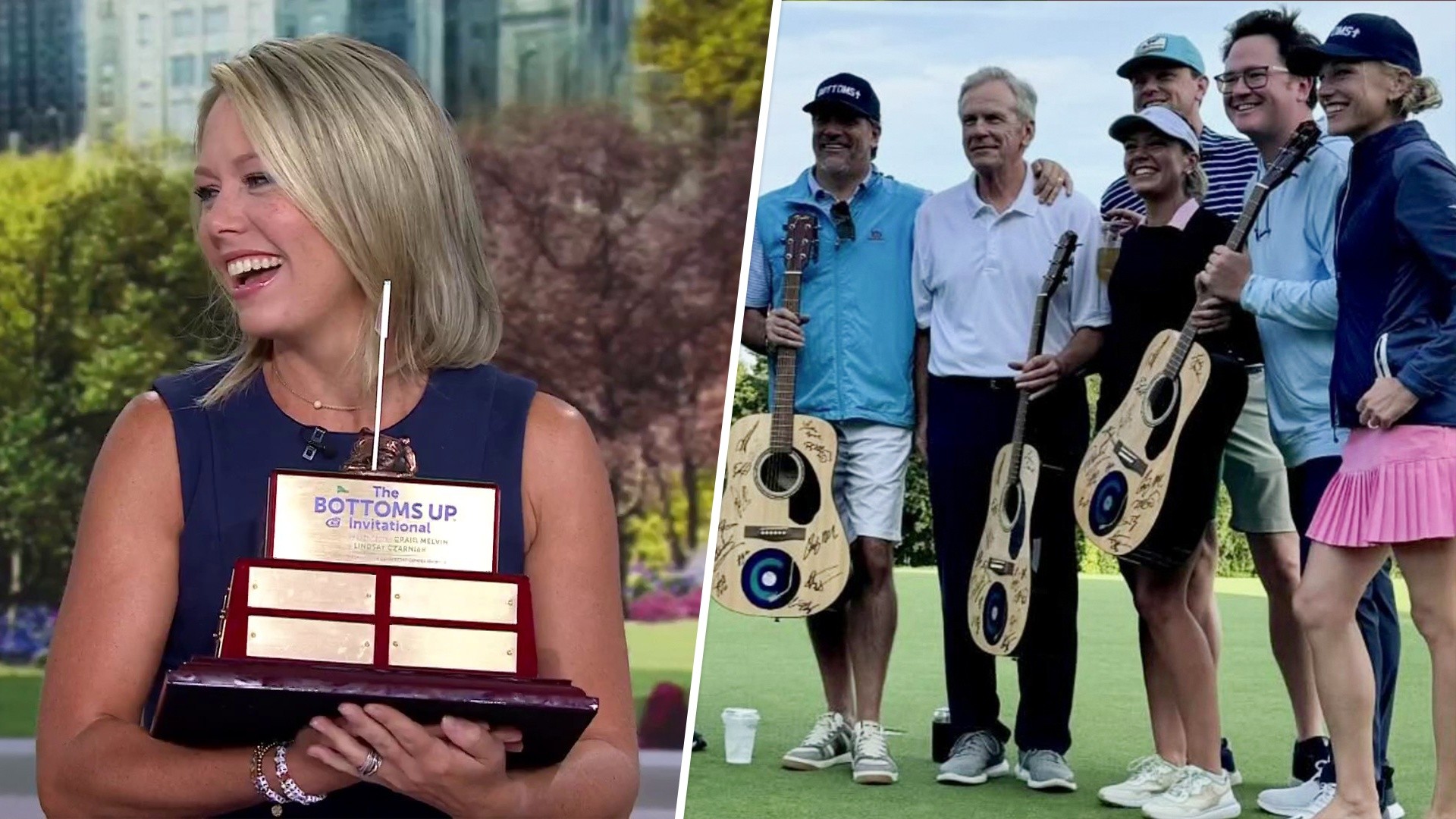 Dylan Dreyer's team wins Bottoms Up charity golf tournament
