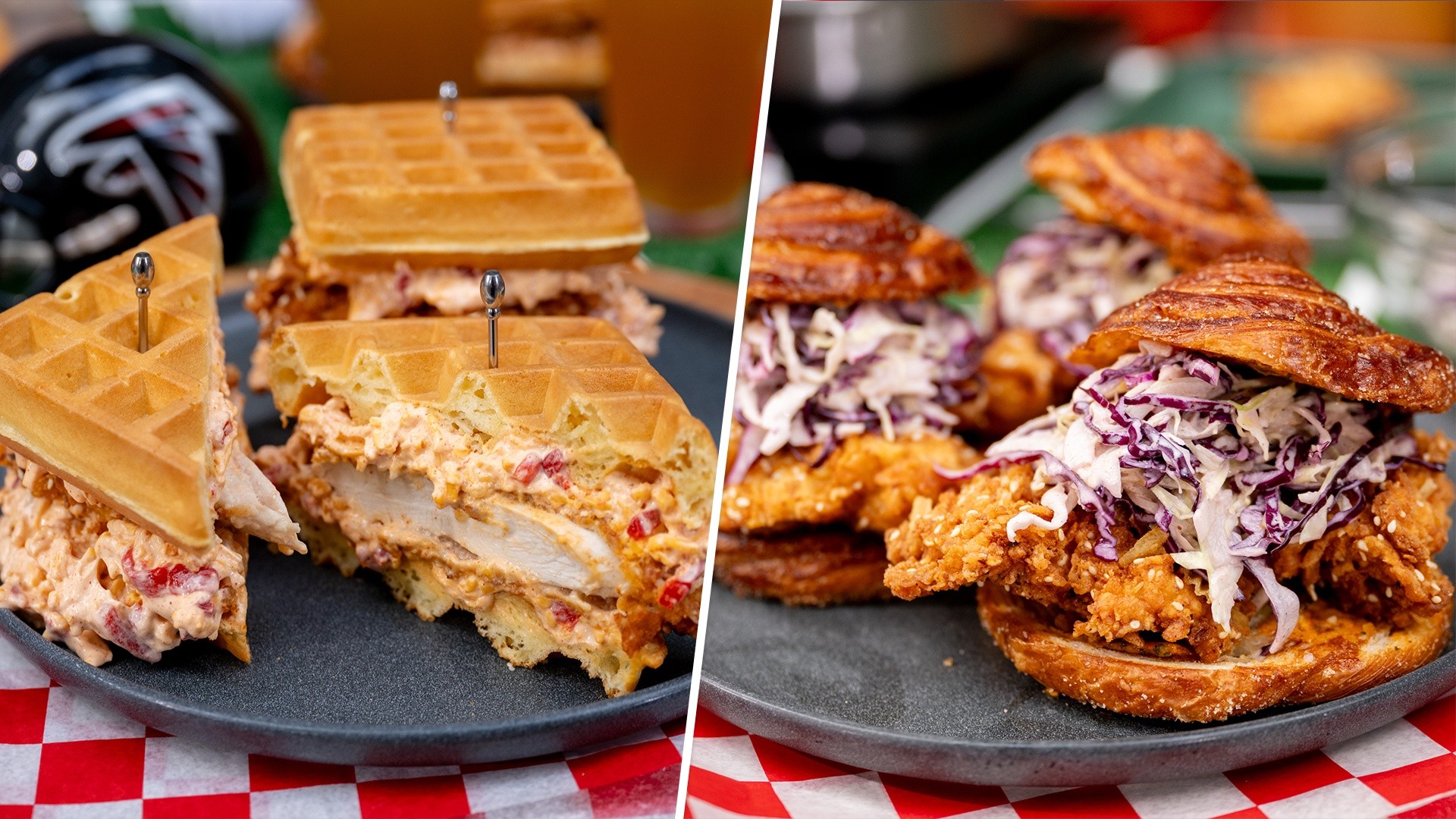 Try these fun twists on the chicken sandwich perfect for game day!