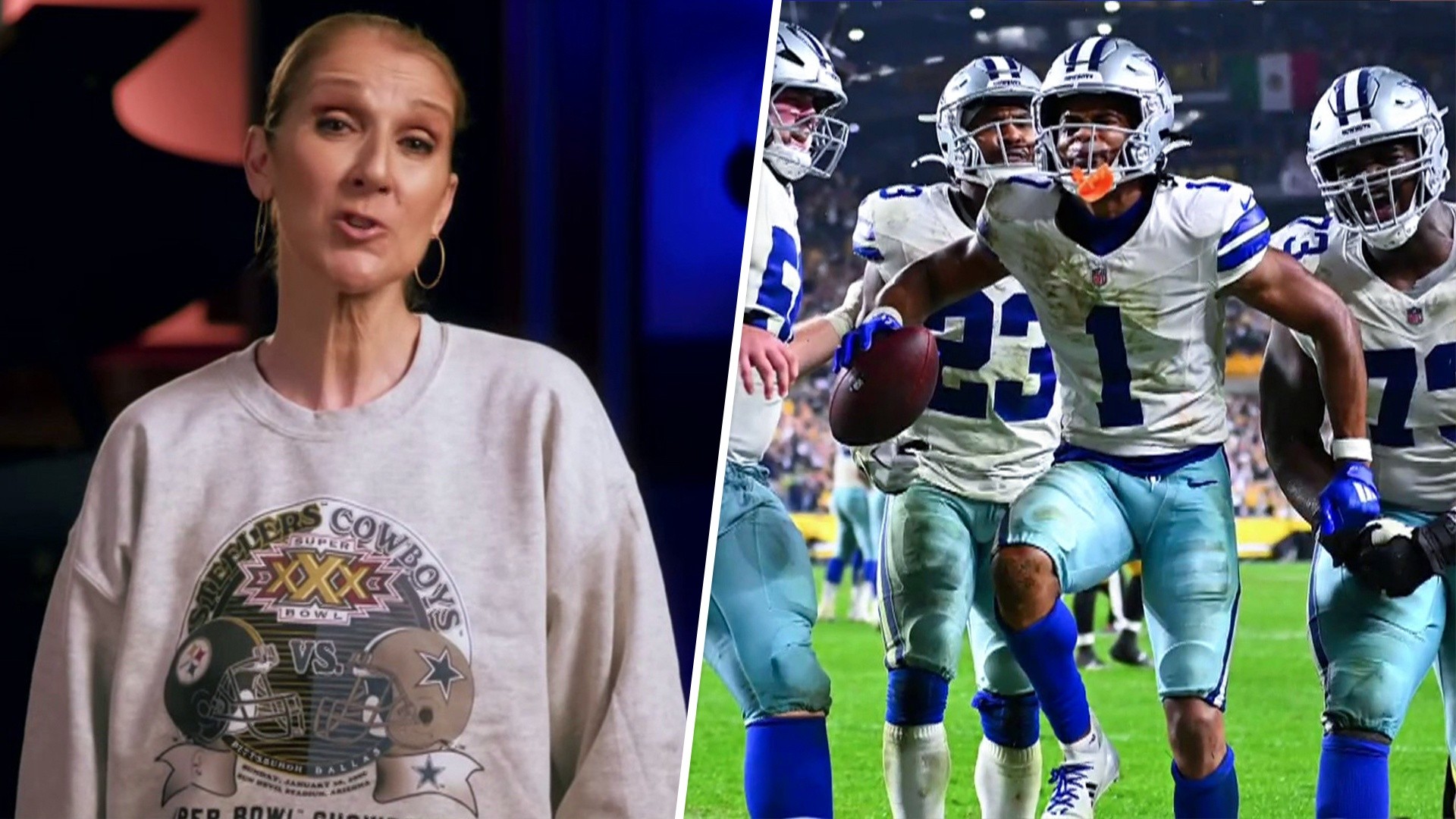 Celine Dion celebrates Sunday Night Football in new promo