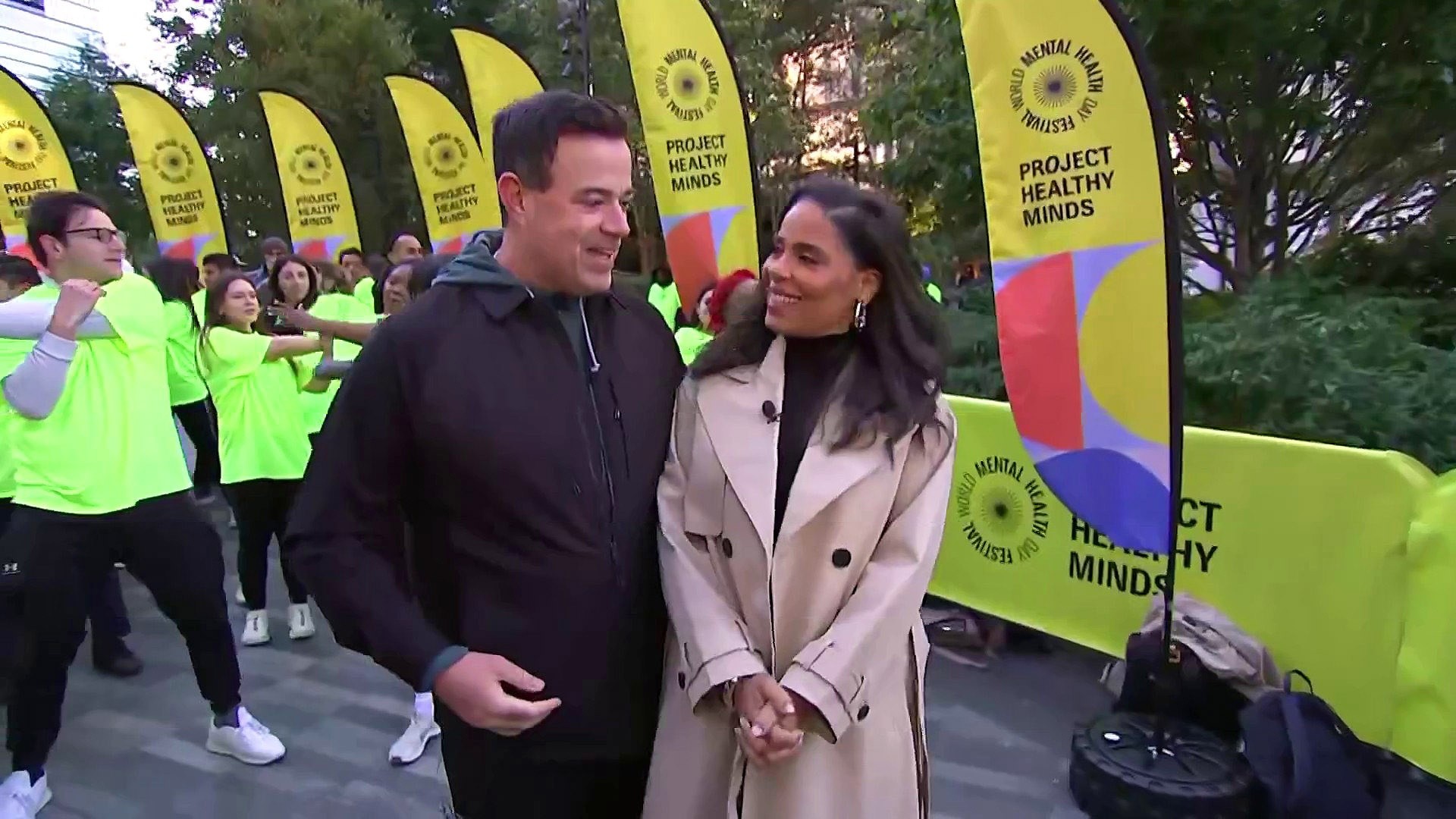 Carson Daly, Sanaa Lathan talk World Mental Health Day 2024