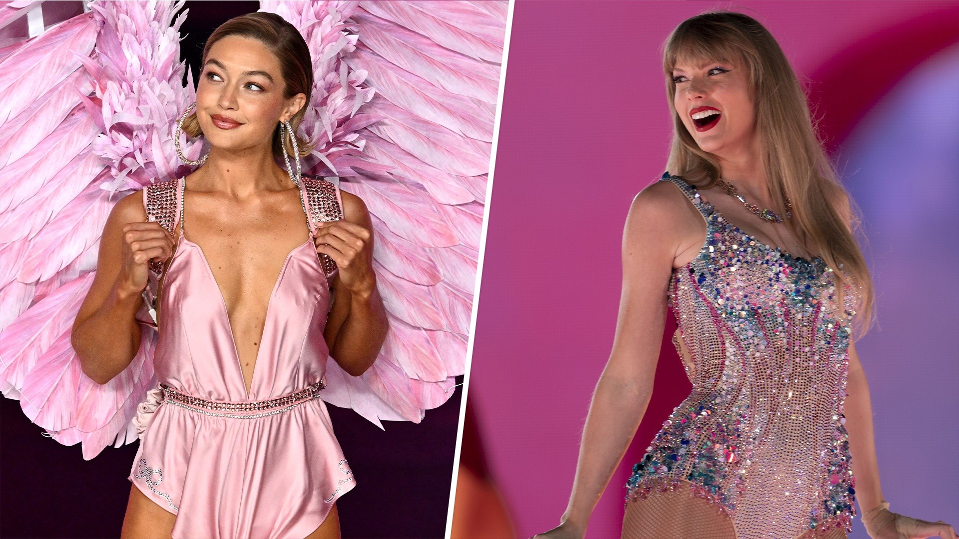 Gigi Hadid channels Taylor Swift at Victoria's Secret fashion show