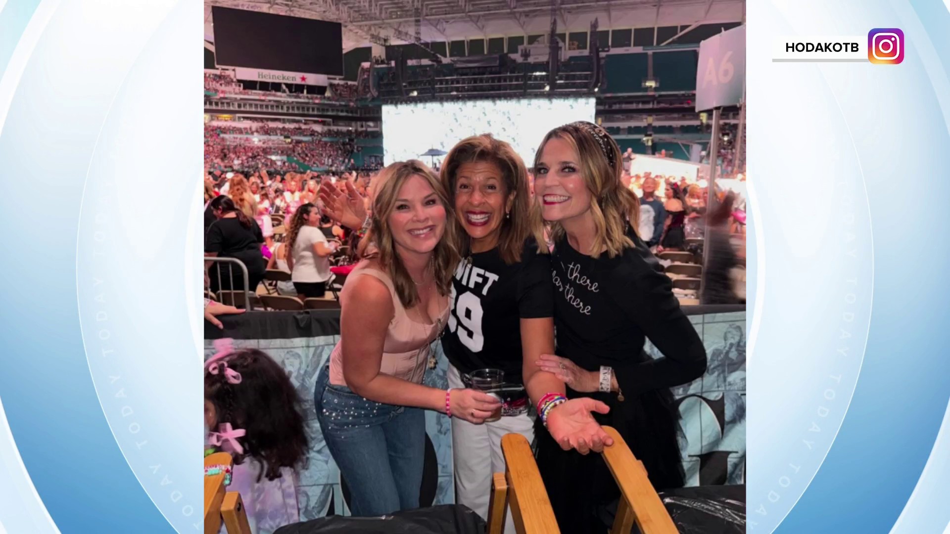 Savannah, Hoda and Jenna bring their kids to Taylor Swift concert
