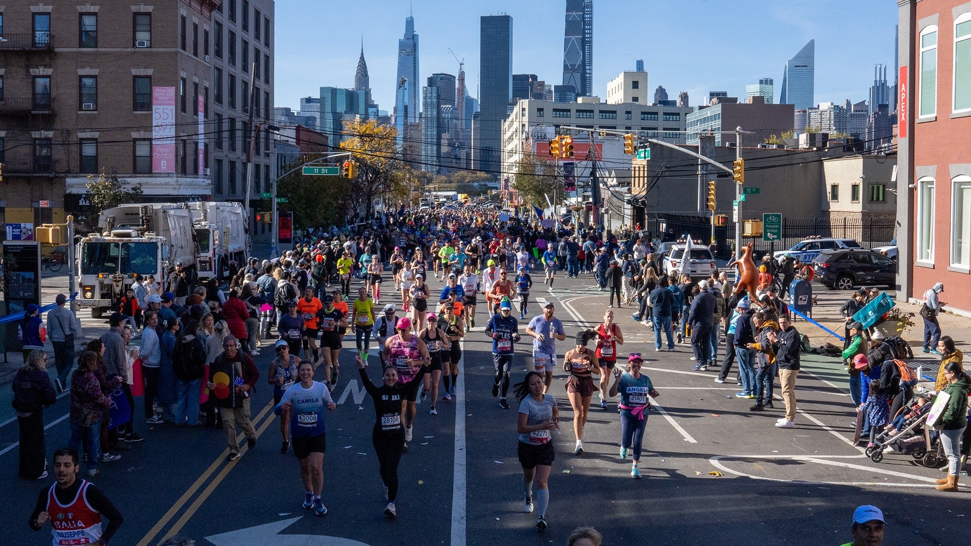 NYC marathon draws 50,000 runners to the finish line