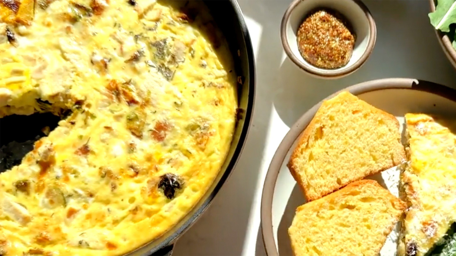 Leftover Thanksgiving turkey frittata: Get the recipe!