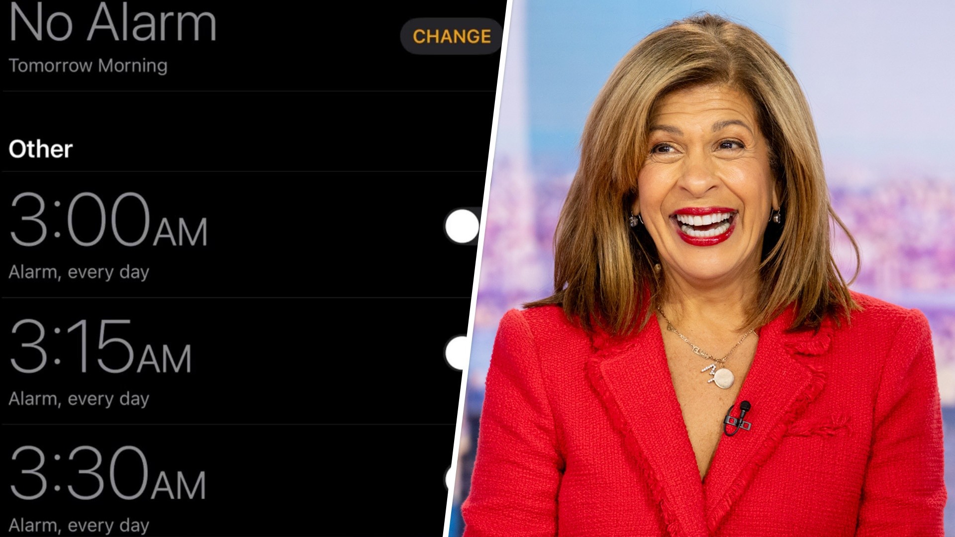 Hoda Kotb reveals how she's celebrating her first day off