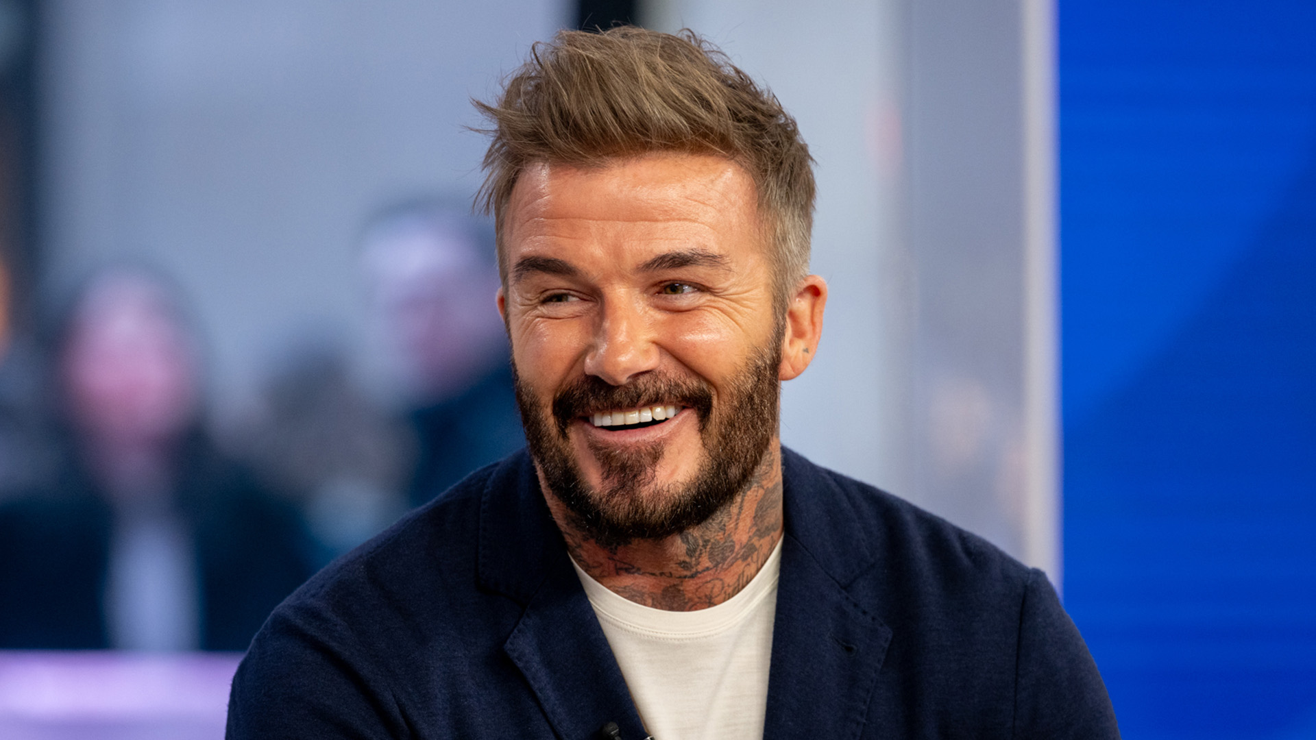 David Beckham talks health supplement, CA wildfires, Emmy win