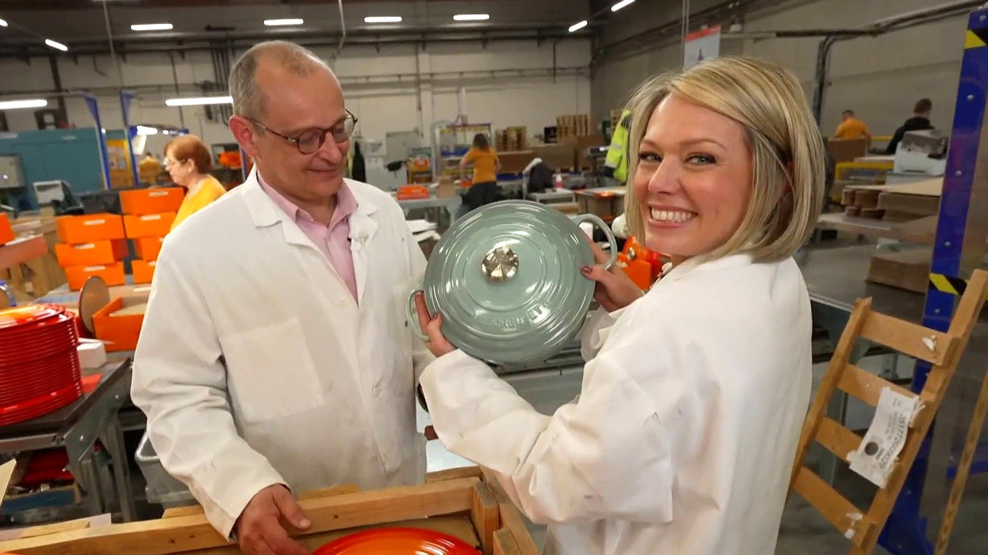 TODAY gets a tour of the factory where Le Creuset pots are made