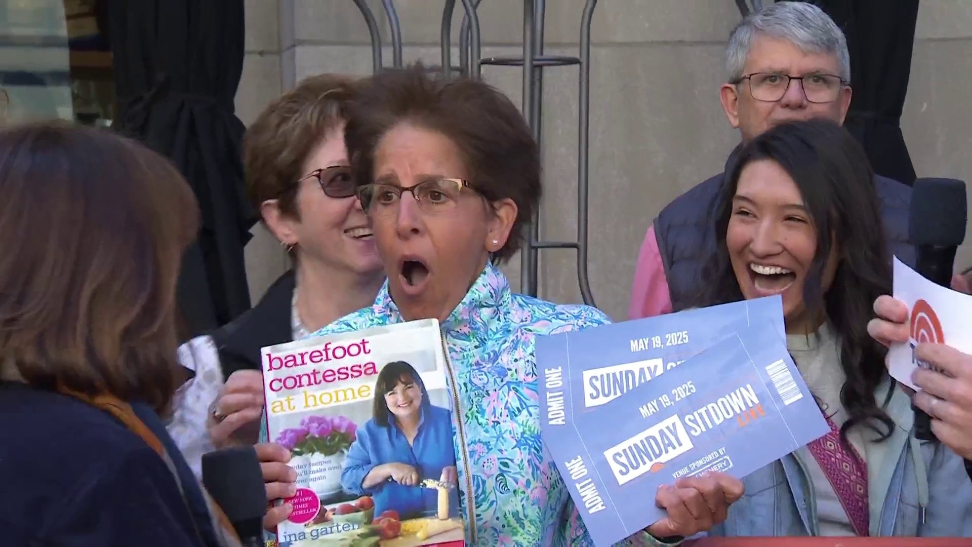 Ina Garten, Willie Geist give fan free Sunday Sitdown Live tickets