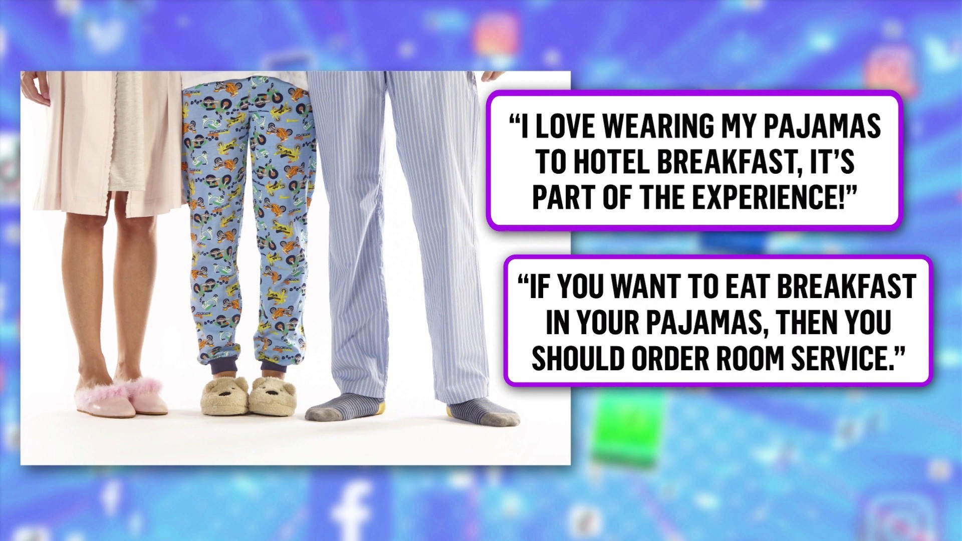 Is it OK to wear pajamas to hotel breakfast? The internet's divided