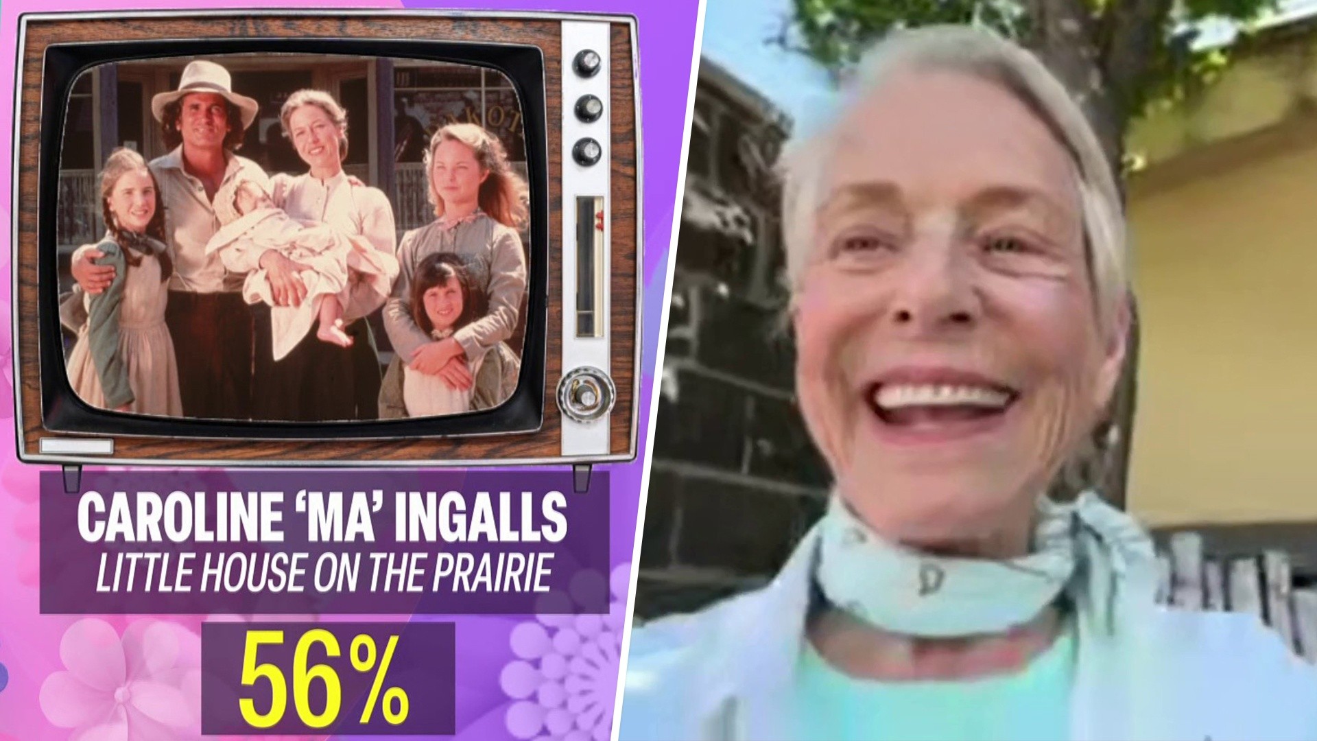 Karen Grassle reacts to winning TODAY's best TV mom bracket