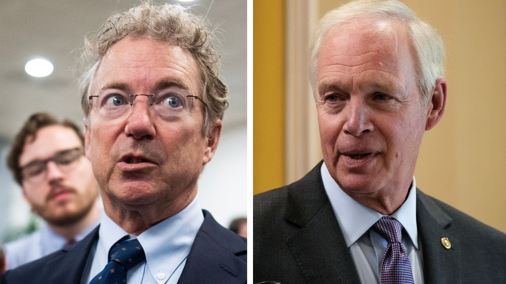 Composite of Rand Paul and Ron Johnson