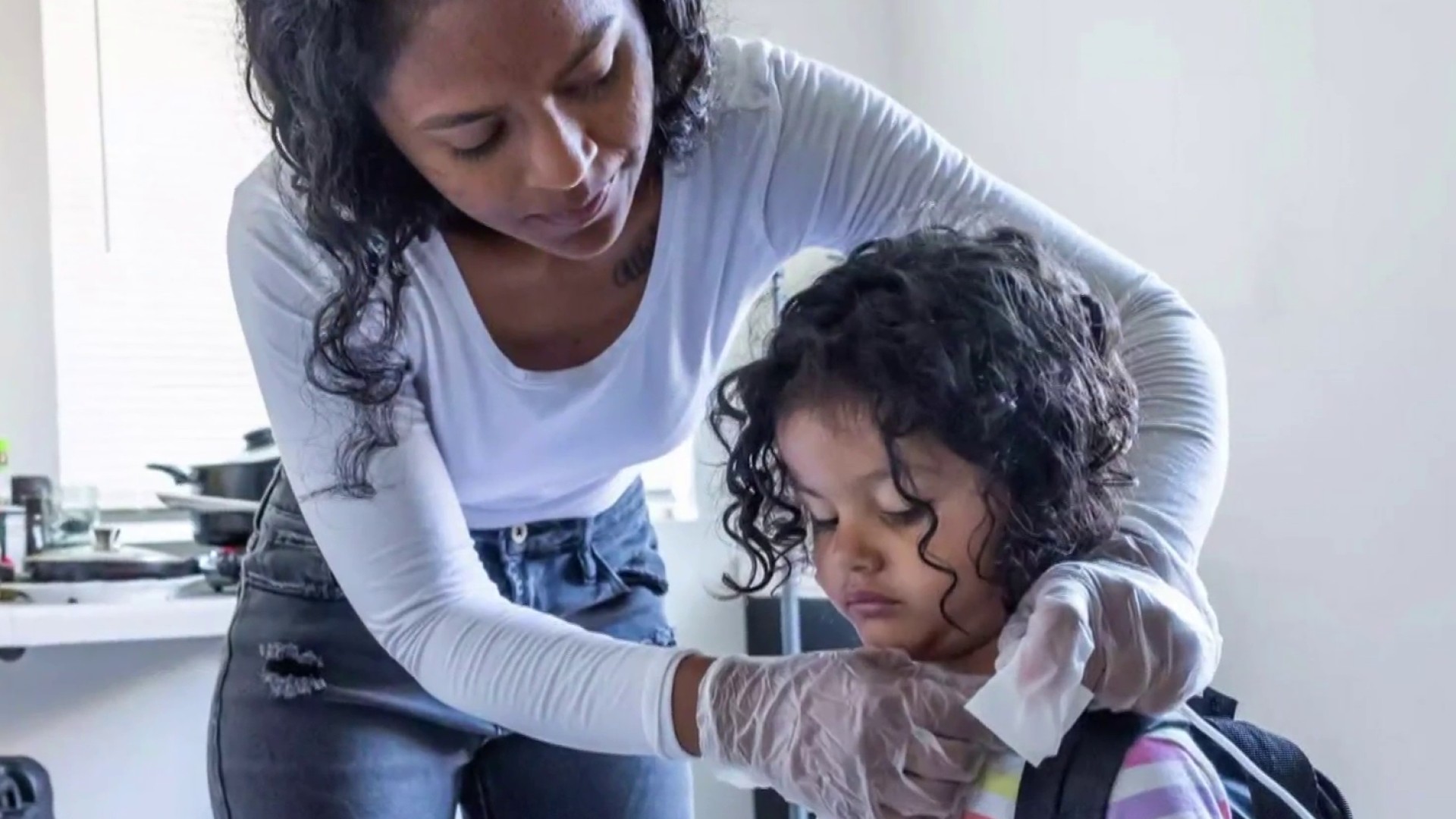 4-year-old Sofia and her mother