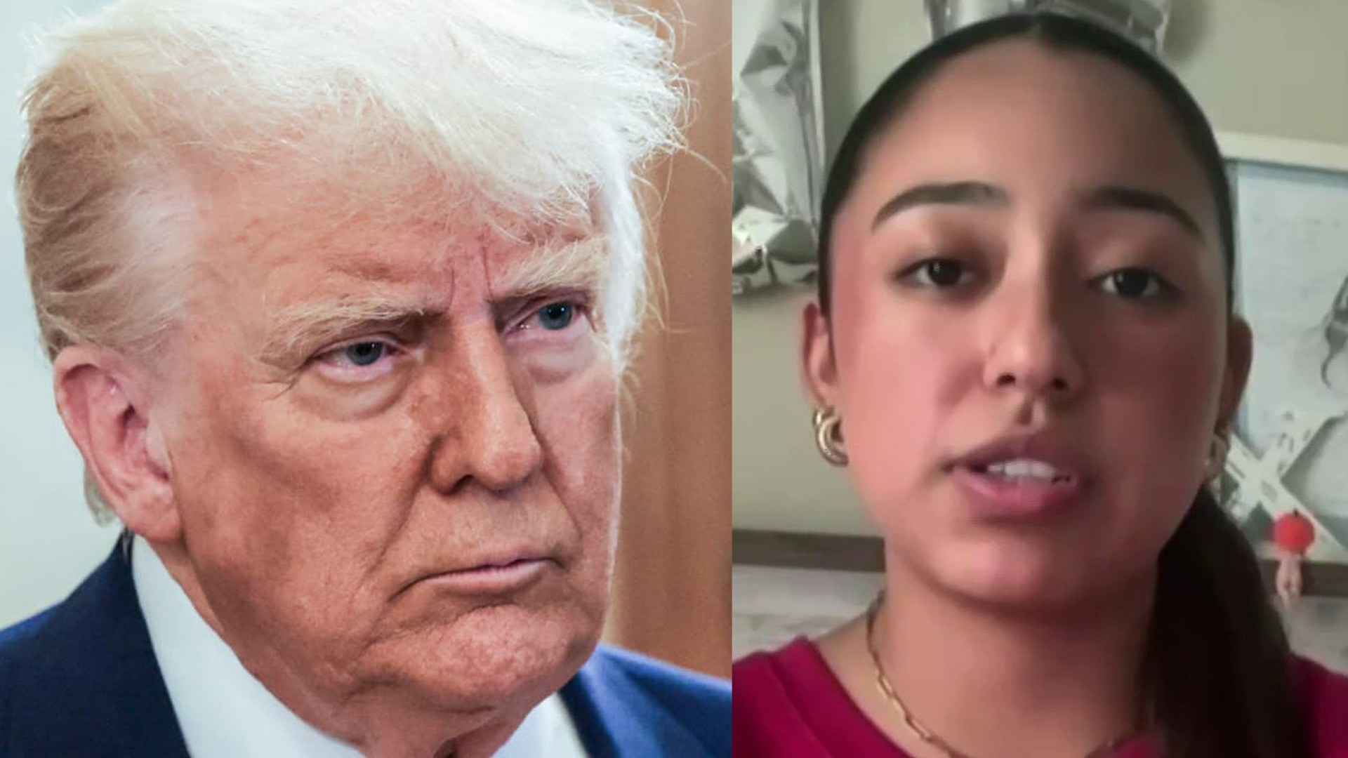 President Trump and Ximena Arias-Cristobal