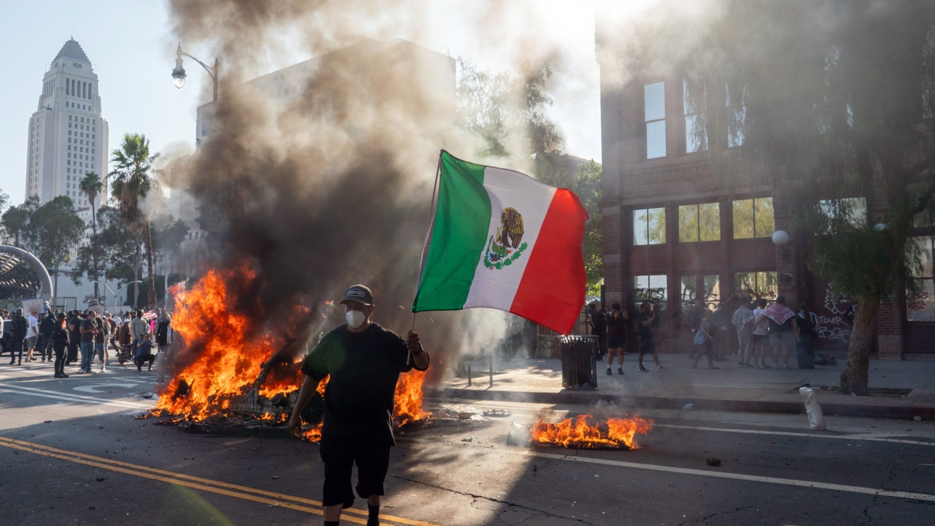 Los Angeles amid anti-ICE protests