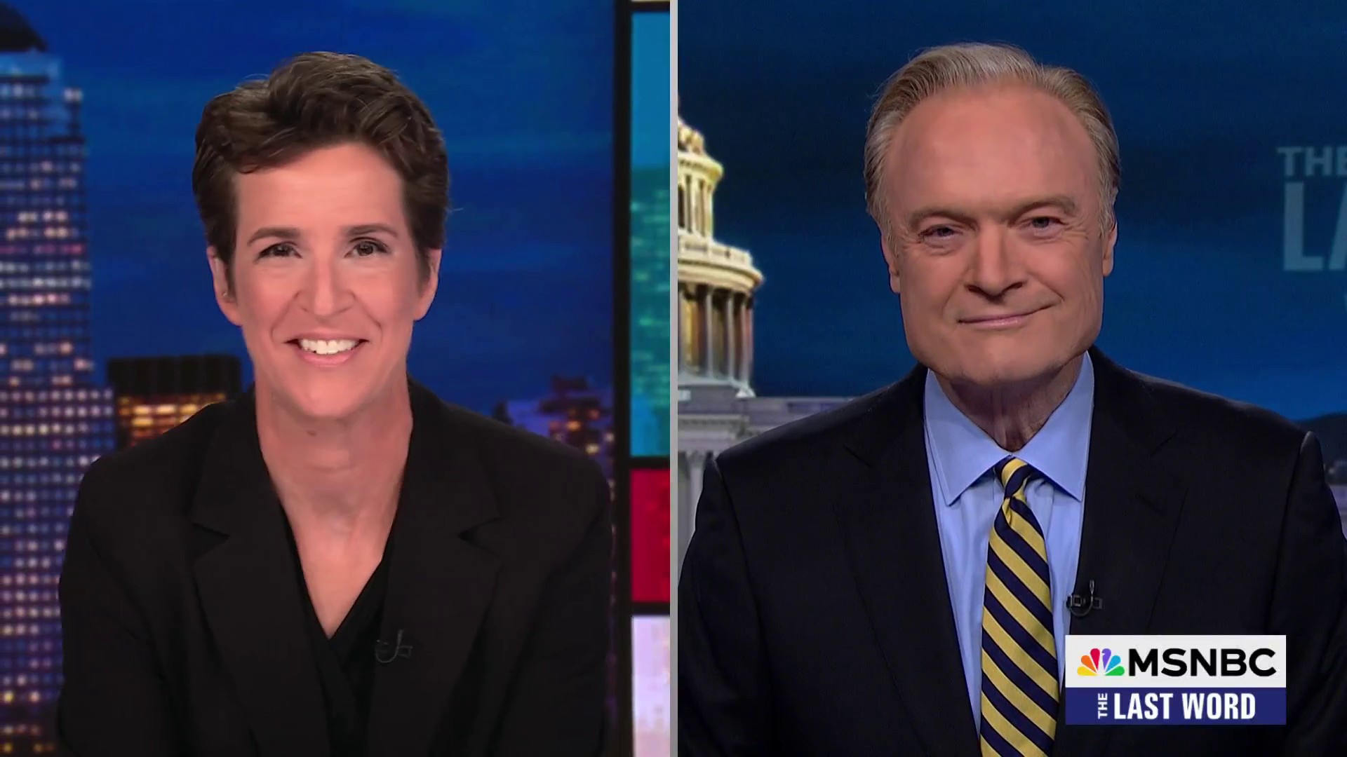 Rachel Maddow and Lawrence O' Donnell
