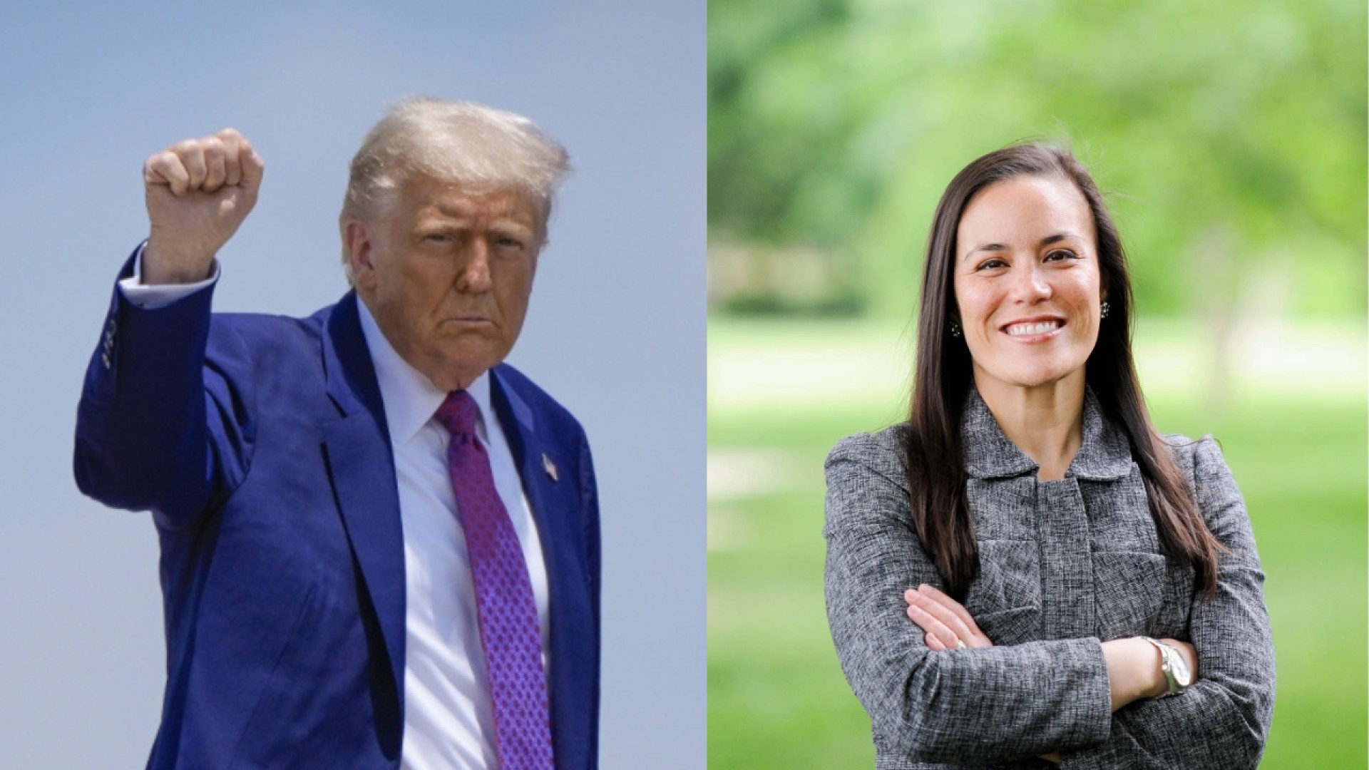 President Trump and Mayor-elect Gina Ortiz