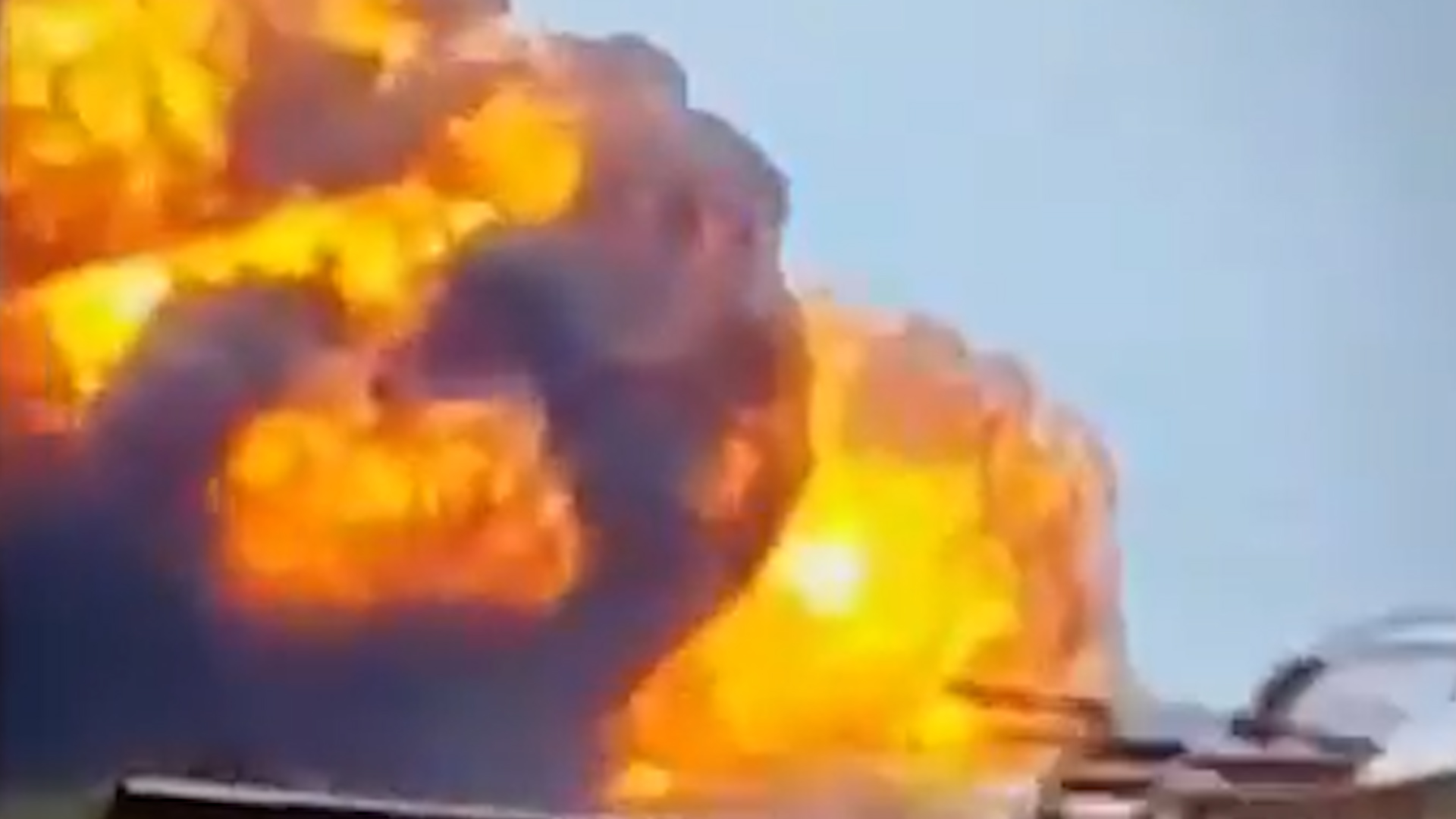 Air India plane crash captured on video