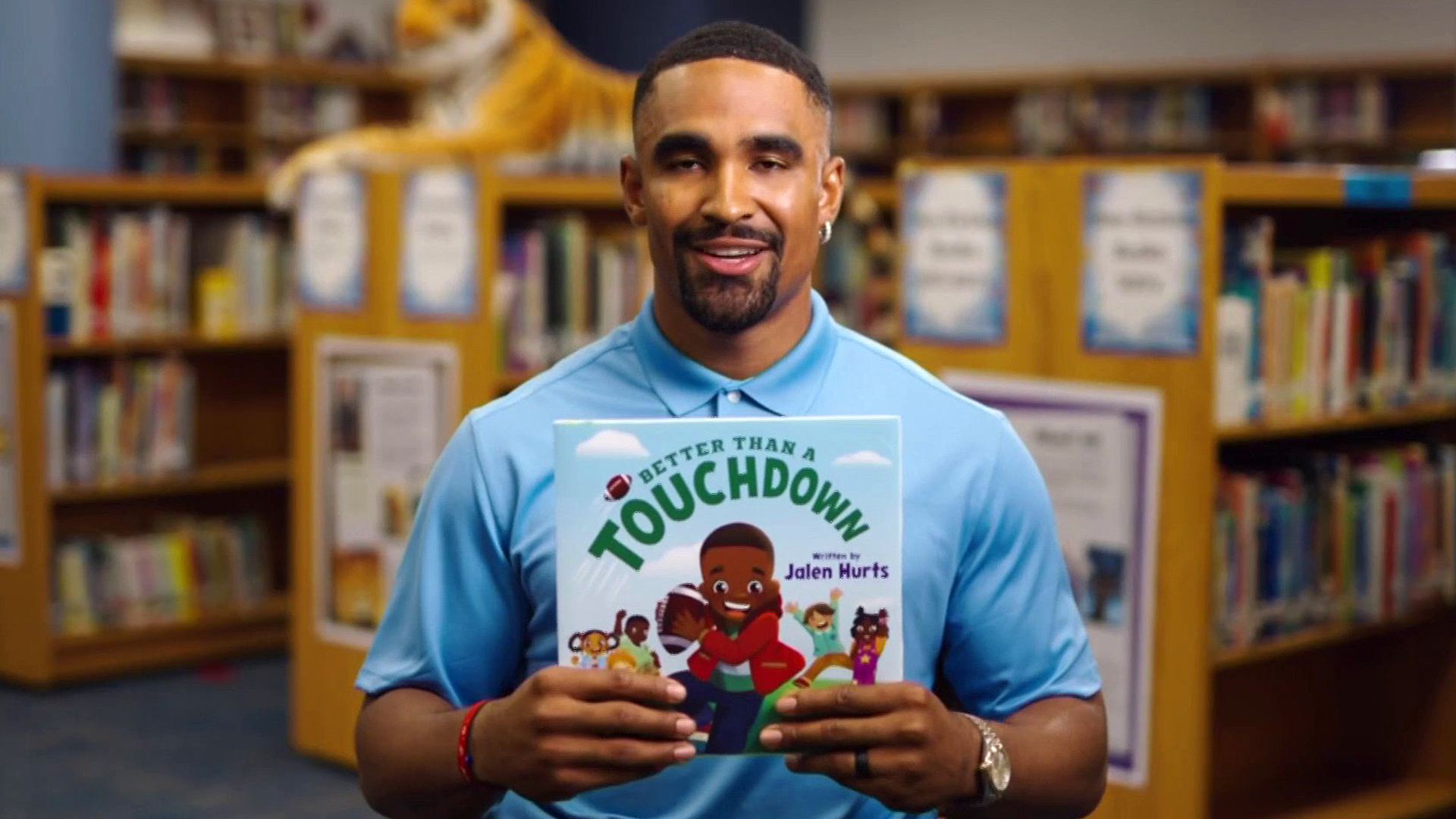Jalen Hurts Exclusively Announces Children's Book on TODAY