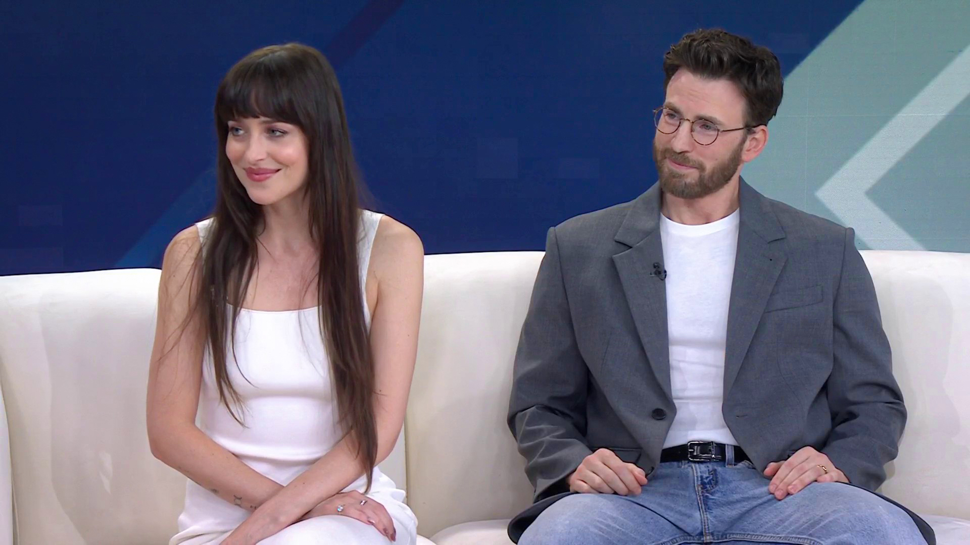 Dakota Johnson, Chris Evans Talk 'Materialists' and Matchmaking