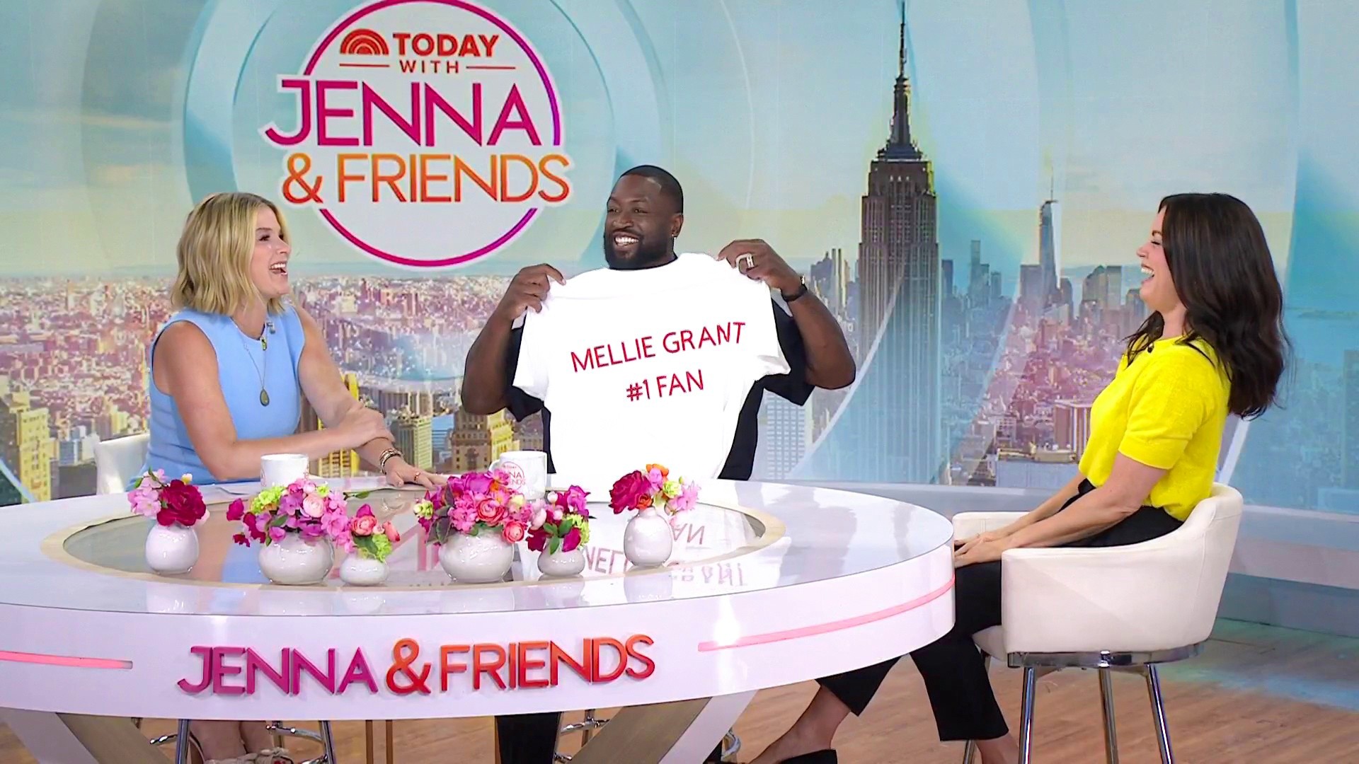 Bellamy Young Surprises 'Scandal' Fan Dwyane Wade on TODAY!