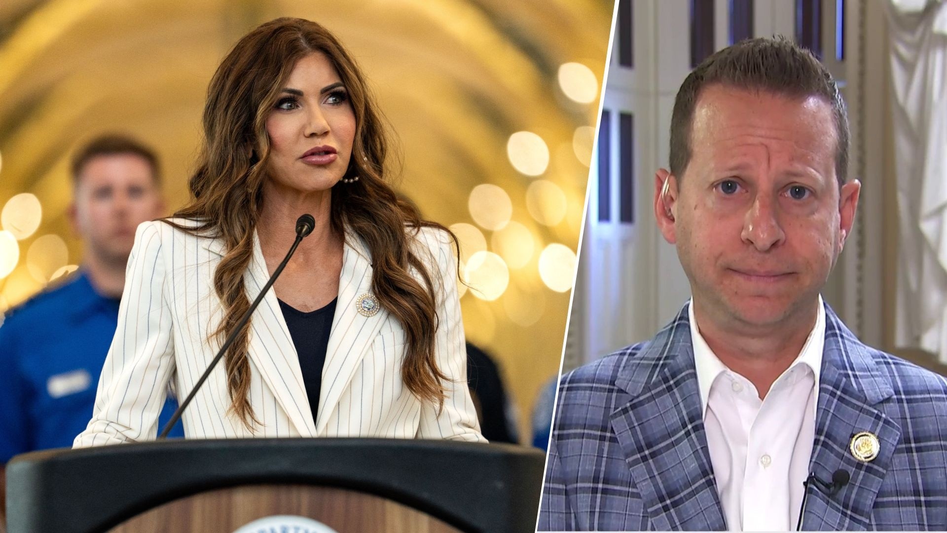 Secretary Kristi Noem / Rep. Jared Moskowitz