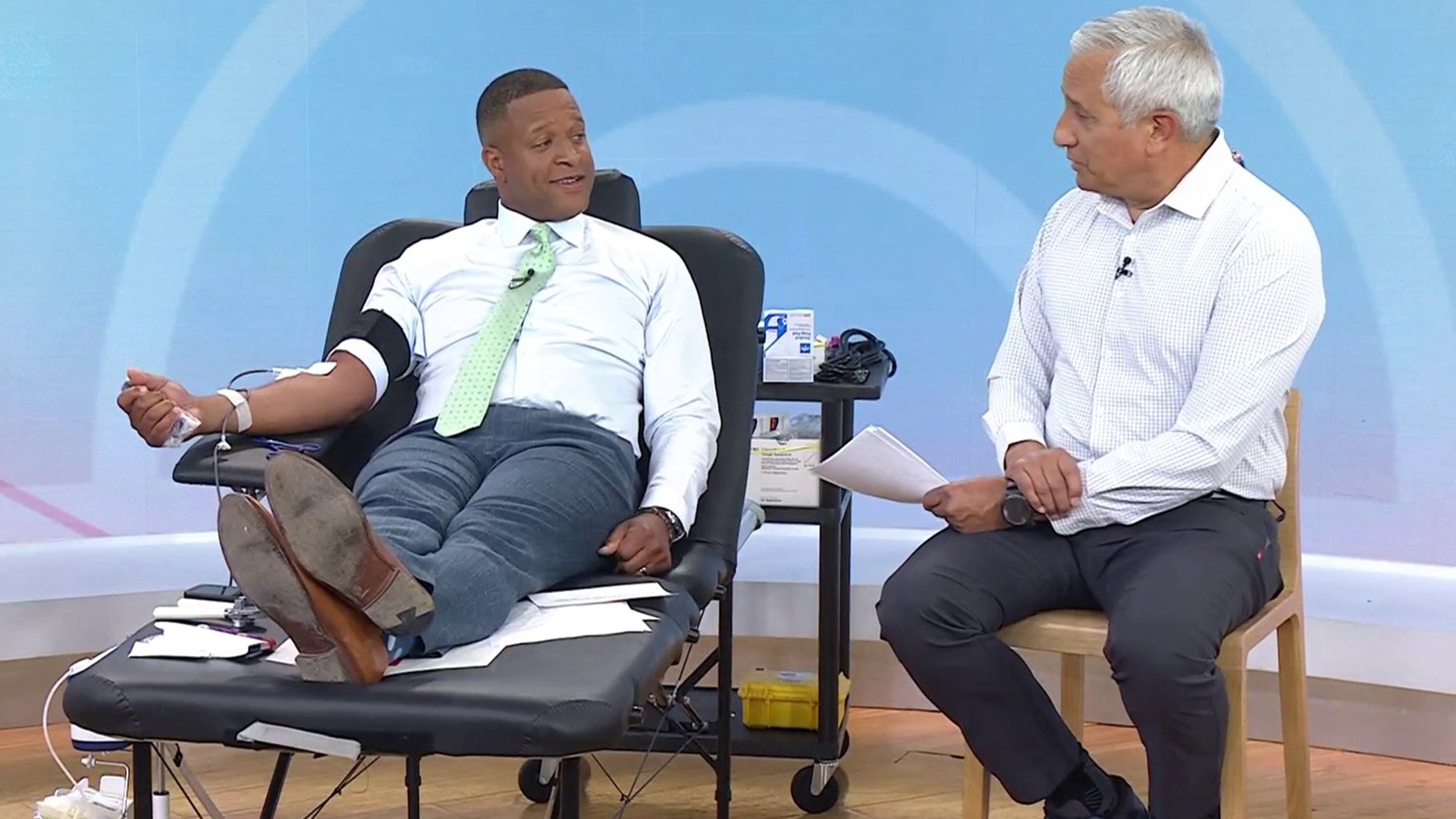 Craig Melvin Gives Blood Live on TODAY — Here's How You Can Too
