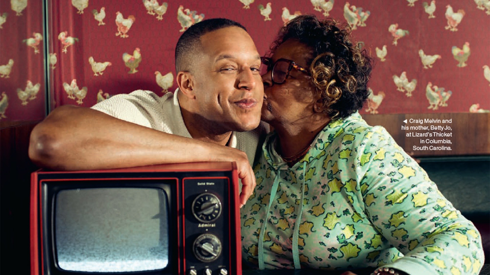 See Craig Melvin With His Mom Inside Garden & Gun Magazine
