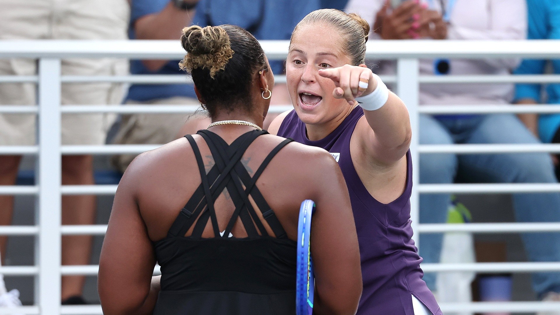 Townsend, Ostapenko Have Tense Exchange After US Open Match