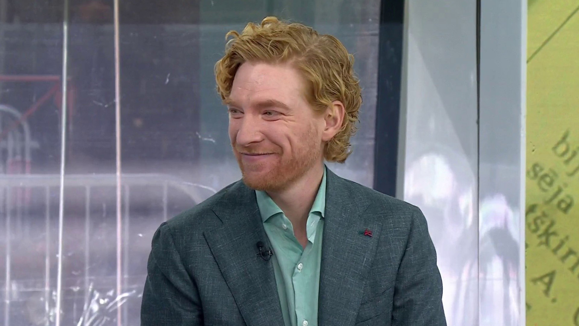 'The Paper' Star Domhnall Gleeson on Advice From John Krasinski