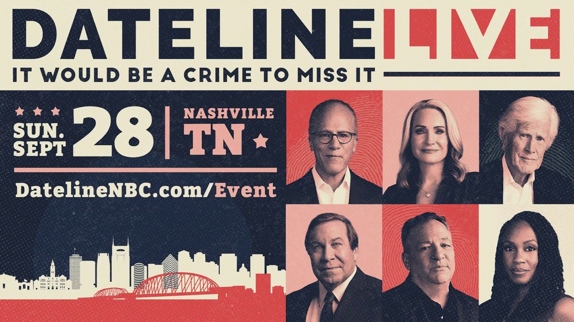 Celebrity Moderators of Dateline Live Event Revealed