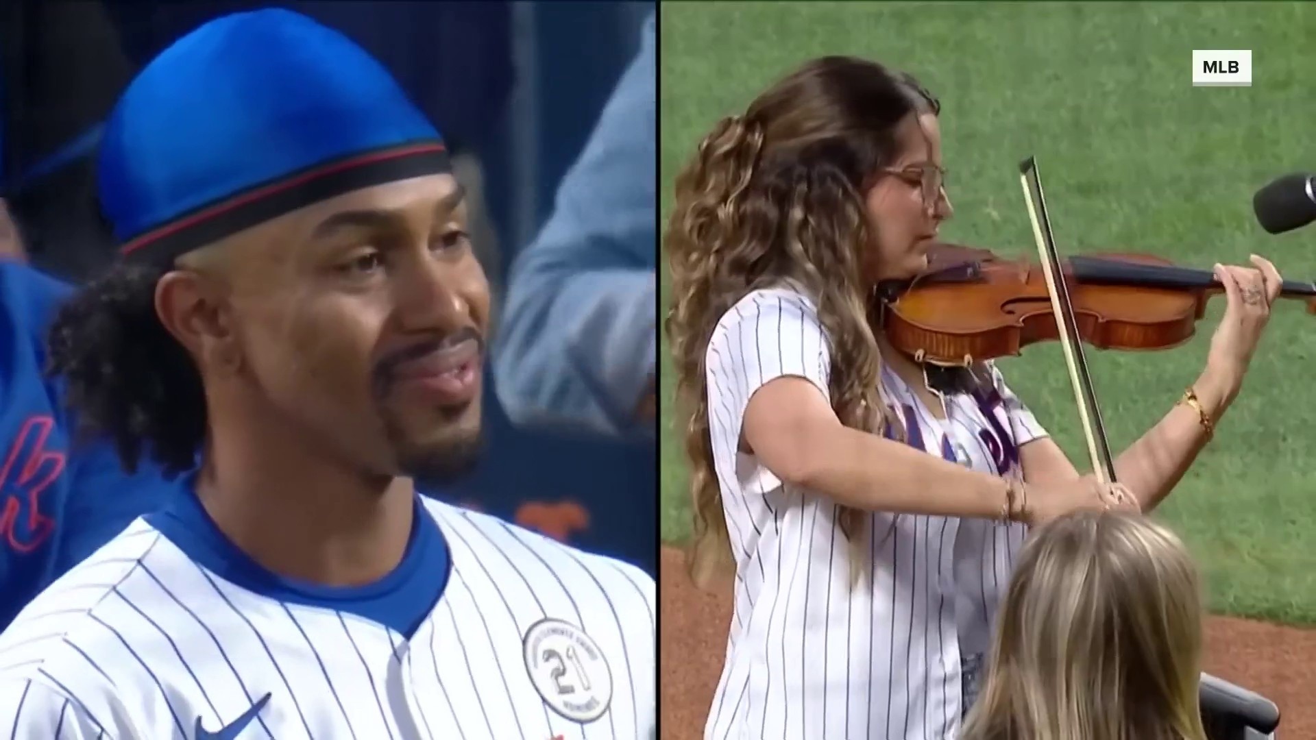 Mets' Lindor Beams With Pride as Wife Performs National Anthem