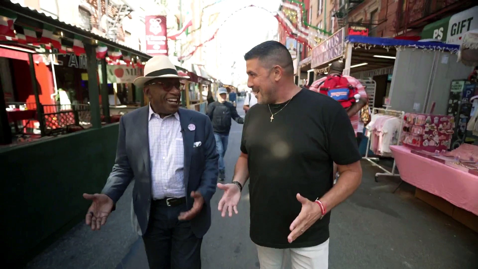 TODAY's Al Roker Visit Little Italy's San Gennaro Festival