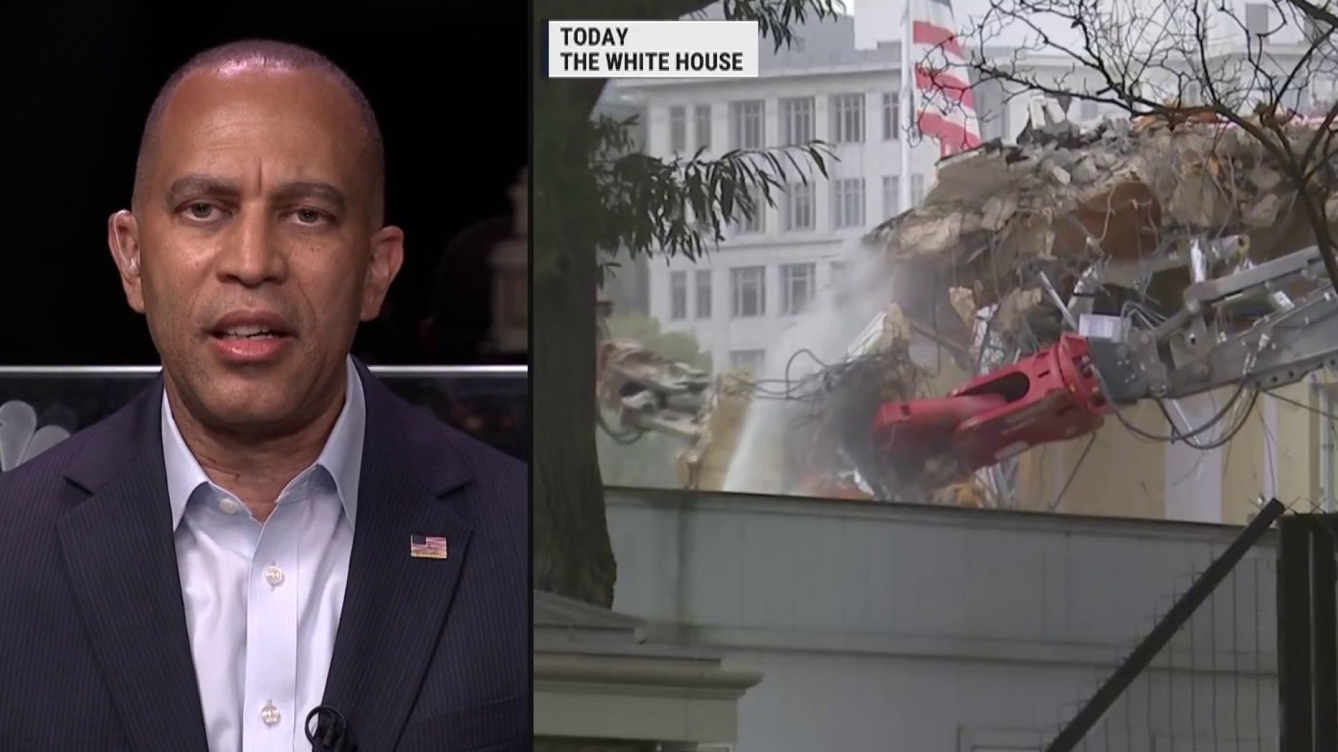 Rep. Hakeem Jeffries / White House East Wing