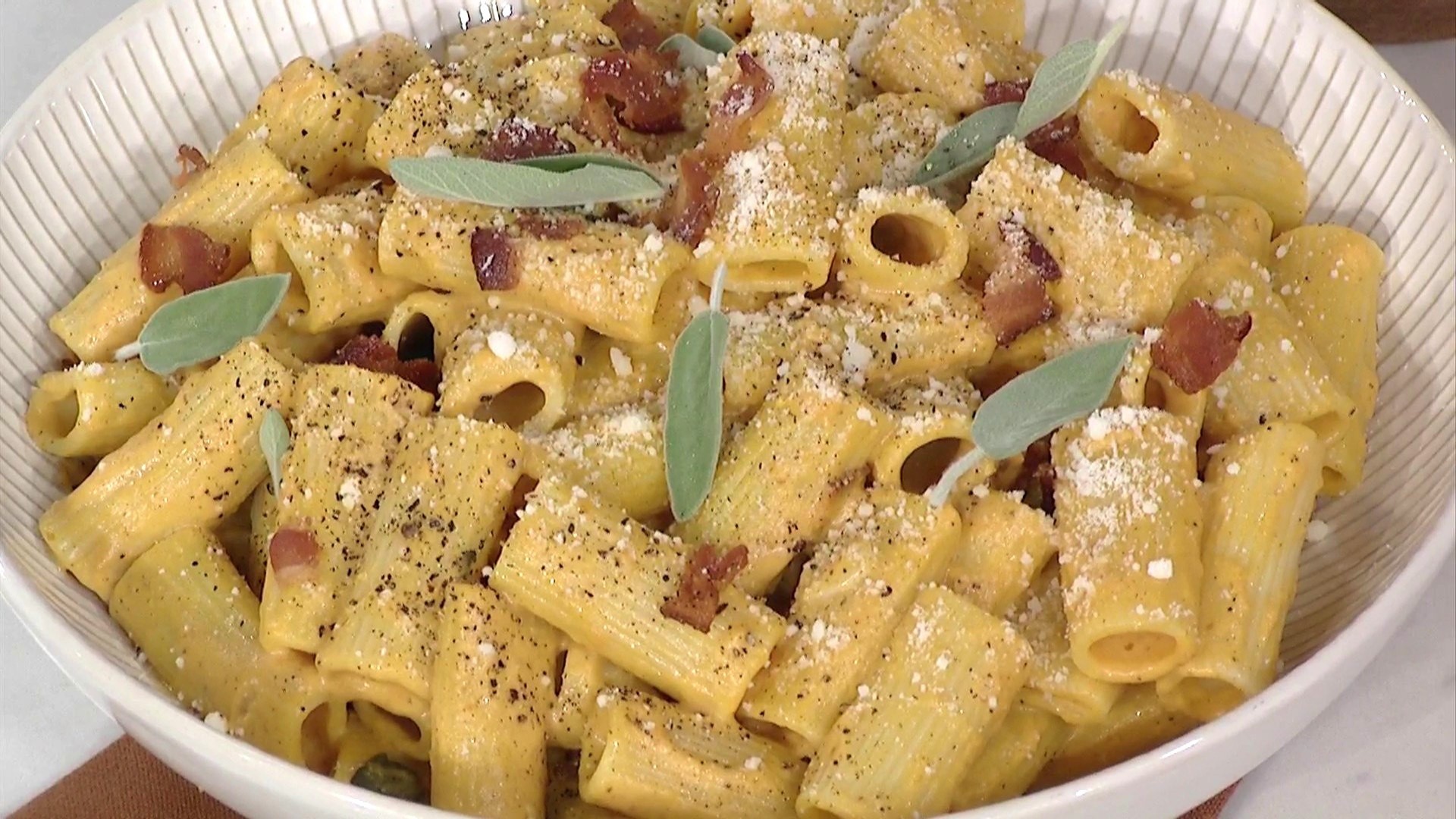 Pumpkin and Sage Brown Butter Pasta: Get the Recipe!
