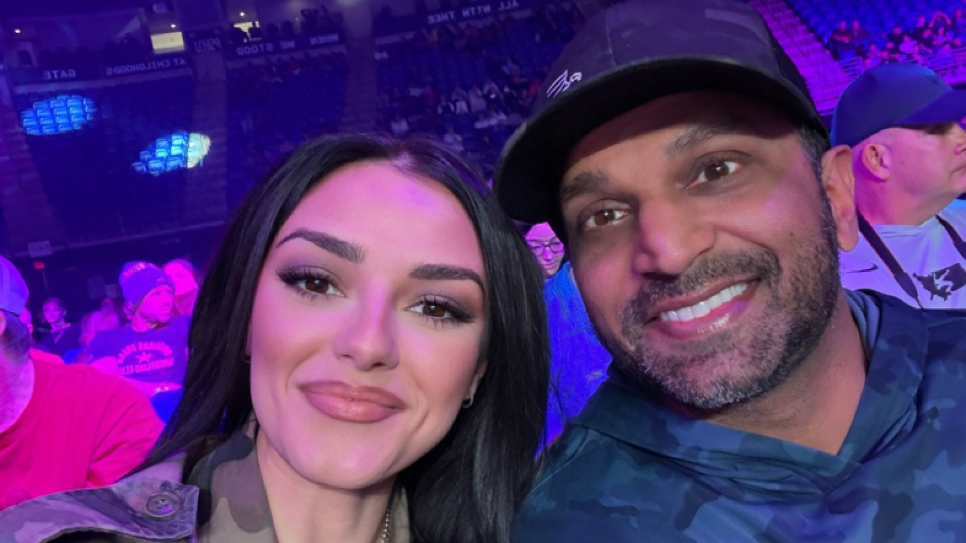 Kash Patel and Alexis Wilkins