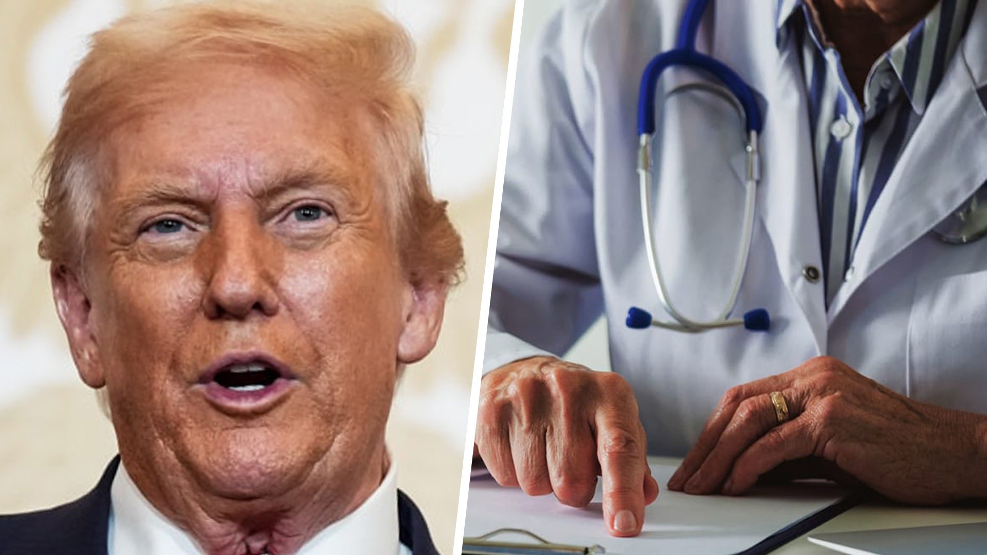 Trump / Medical worker