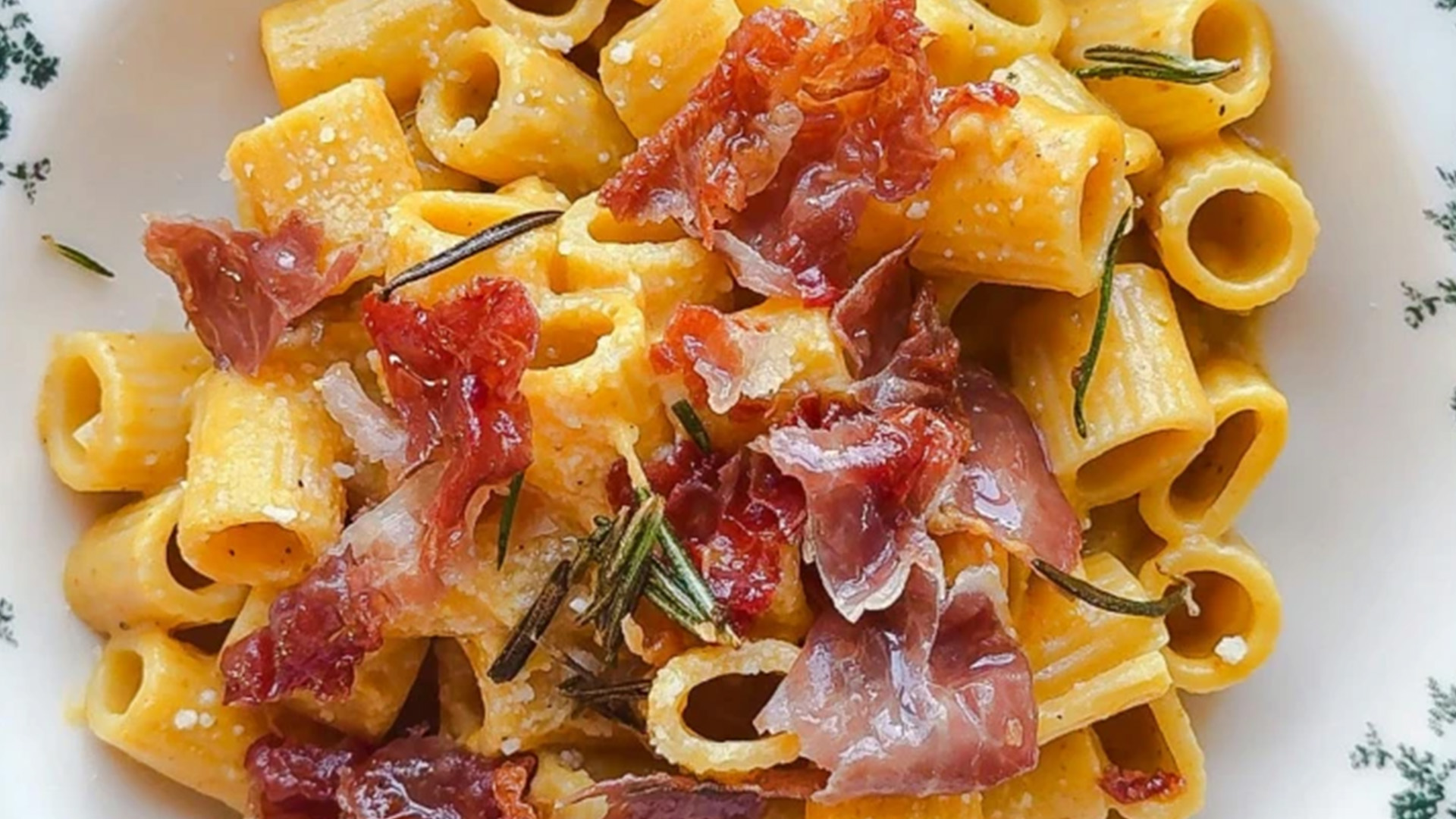 Pumpkin Rigatoni With Crispy Prosciutto: Get Laura Vitale's Recipe