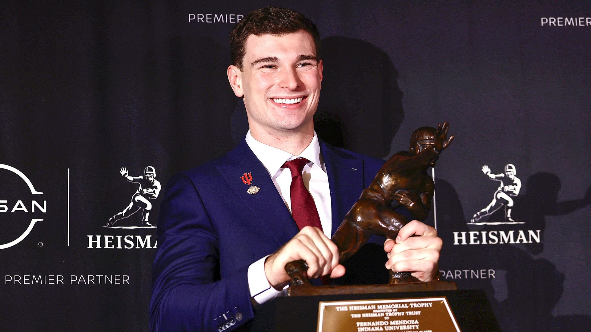 Indiana Quarterback Fernando Mendoza Wins Heisman Trophy