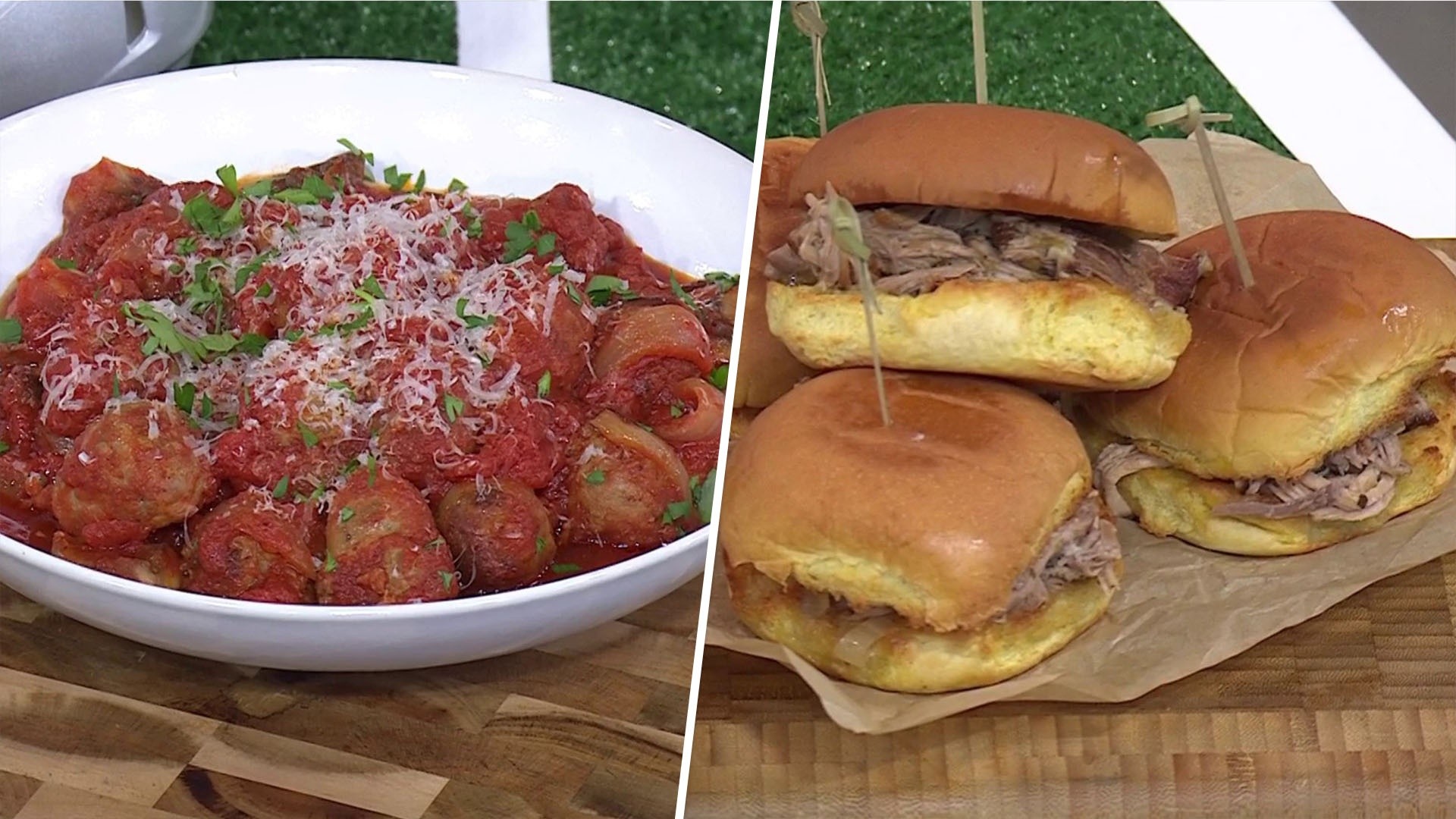 2 Game Day Recipes: Sausage and Mushroom Stew, Pulled Pork