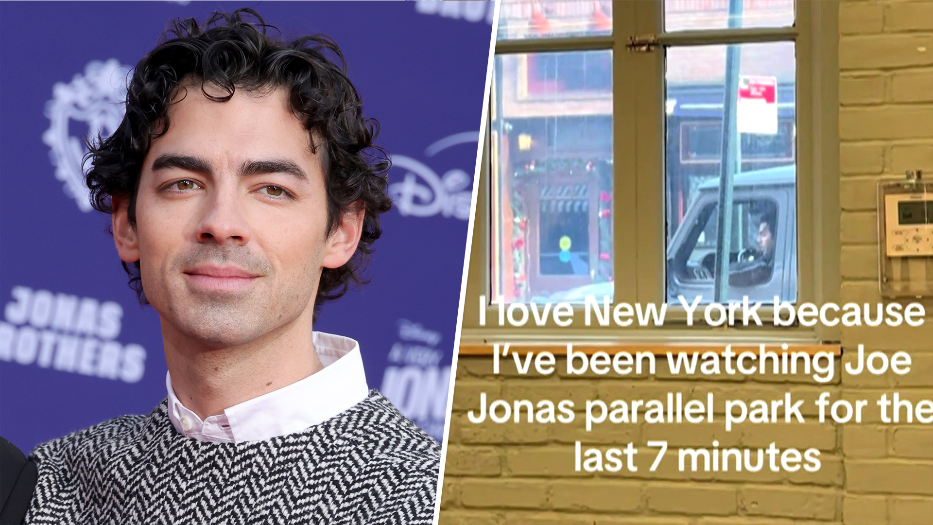 Video of Joe Jonas Struggling to Parallel Park in NYC Goes Viral