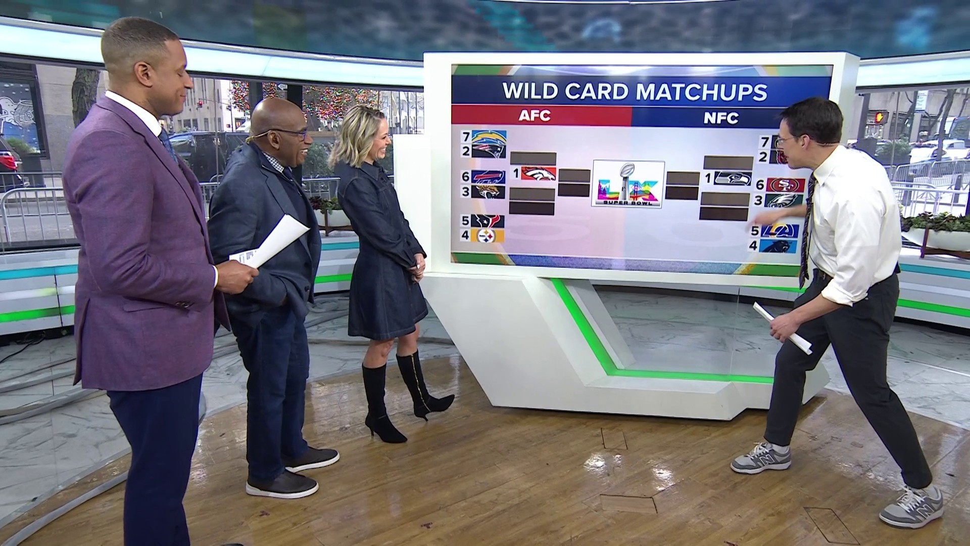 Steve Kornacki Breaks Down NFL Wild Card Weekend