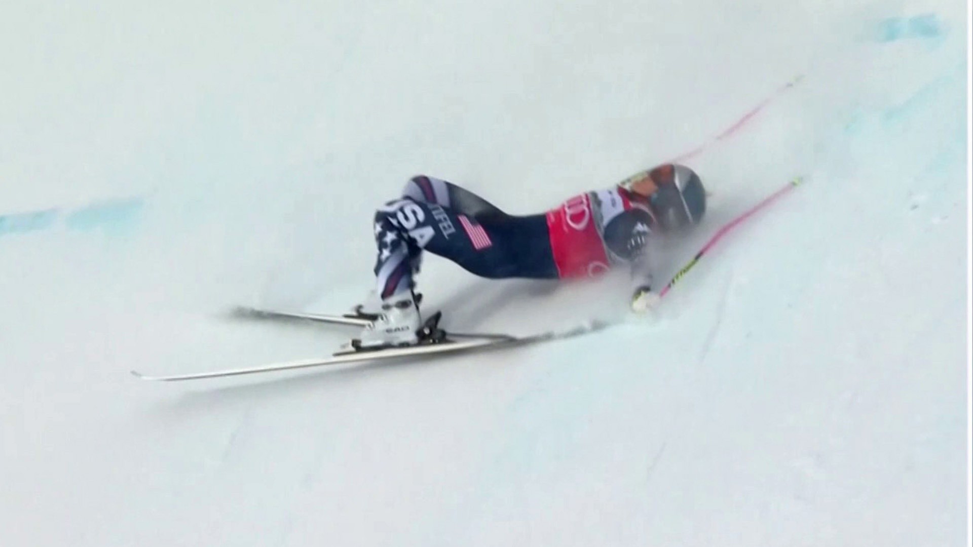Lindsey Vonn Crashes in Last Downhill Before Winter Olympics