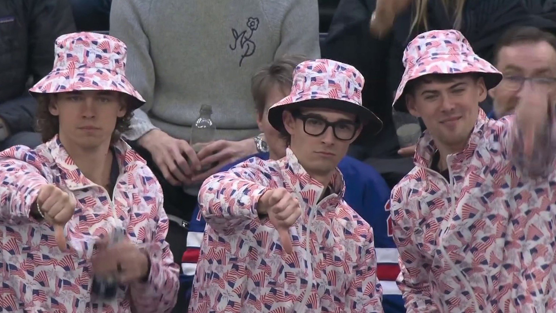 Brothers of US Women's Ice Hockey Star Steal the Show