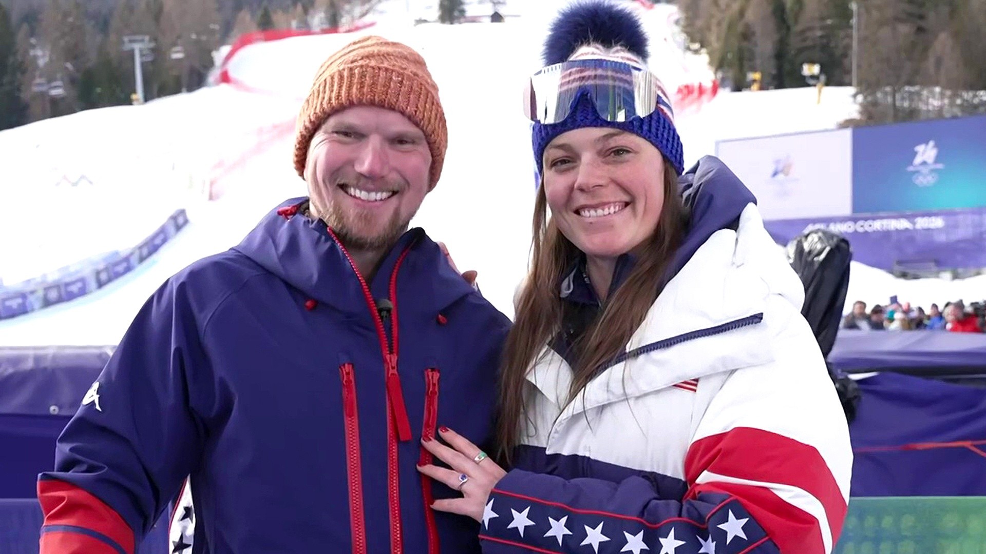 Breezy Johnson, Connor Watkins on TODAY After Engagement!