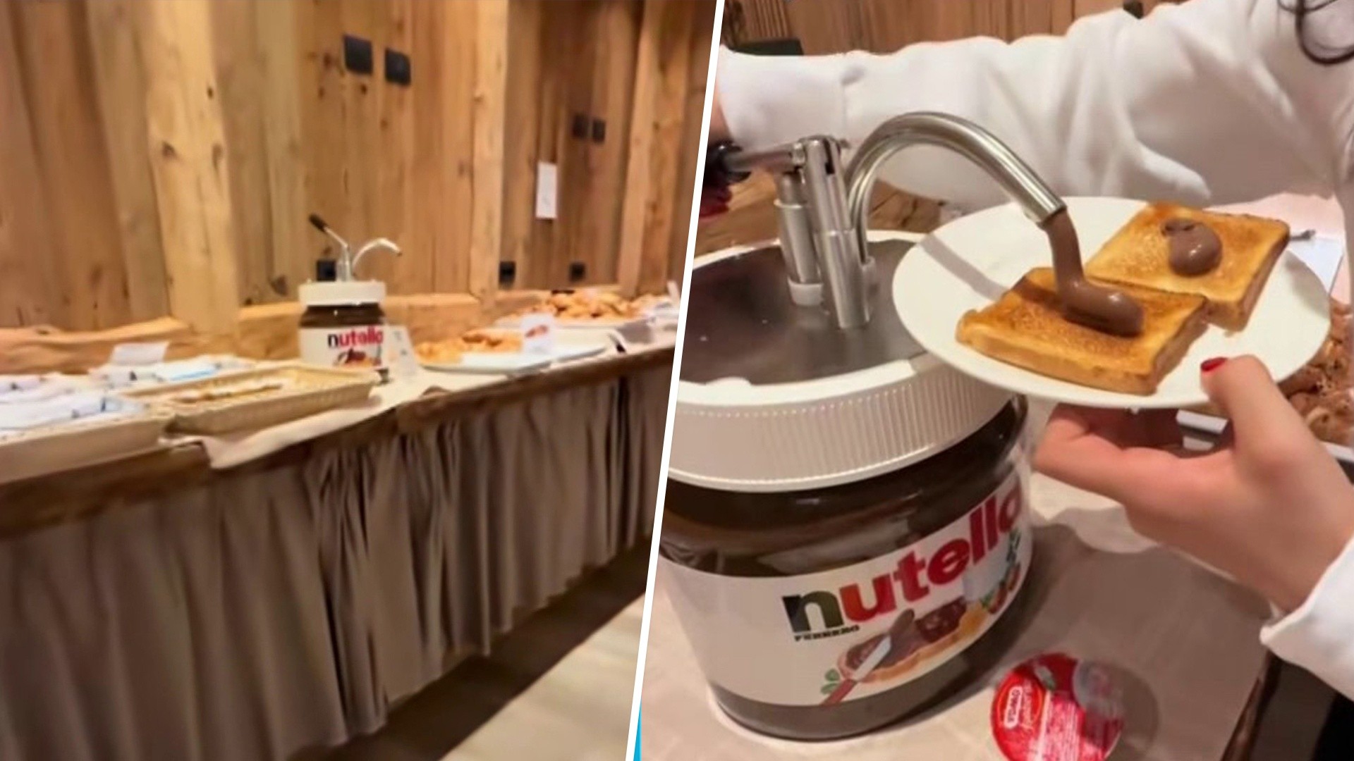 Nutella Dispenser Feeds Olympic Village at Milan Cortina Games