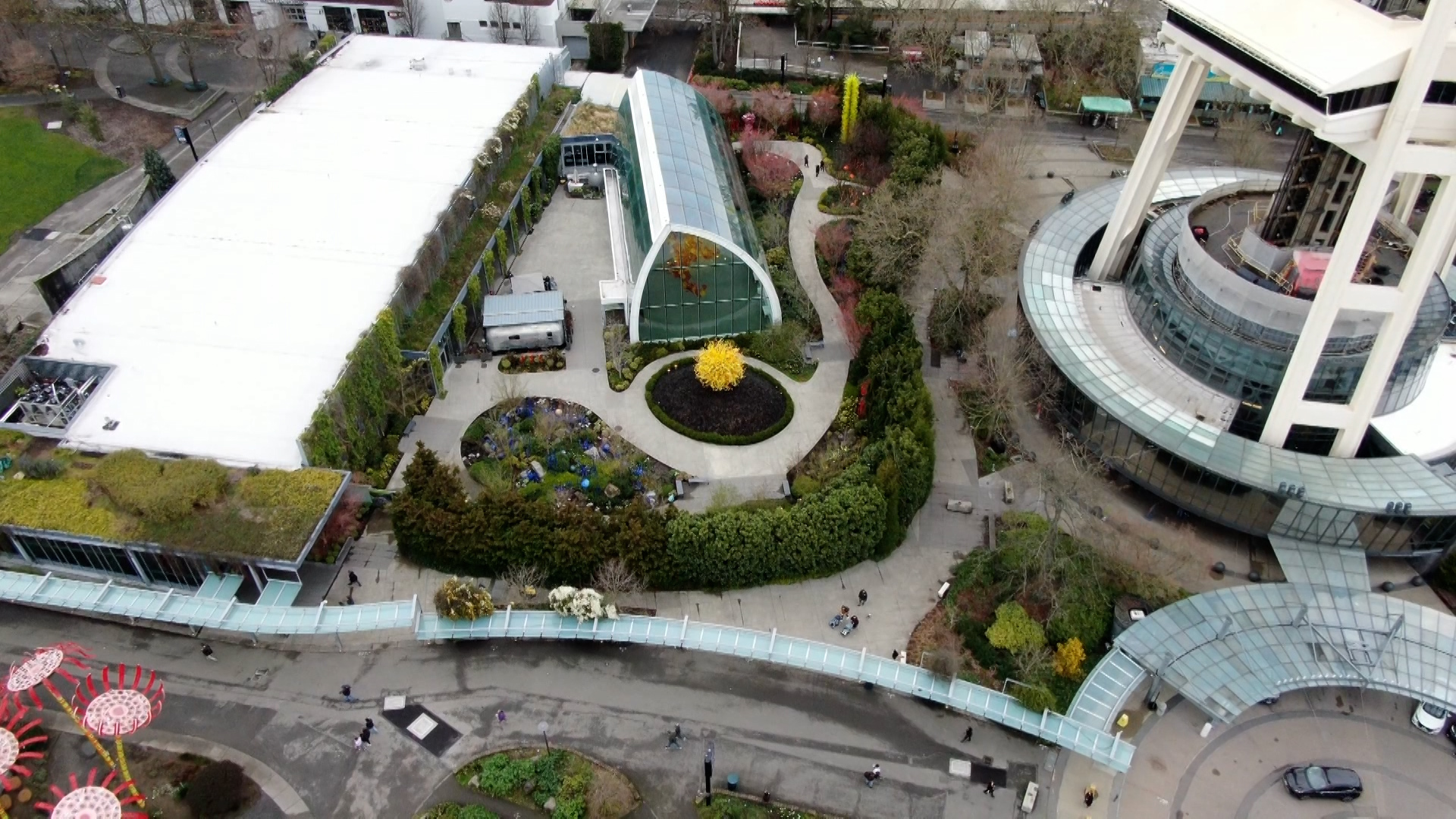 Police say a man was arrested after, they allege, causing over $240,000 in damage to the Chihuly Garden and Glass exhibition in Seattle. KING reporter Jim Nelson provides details.