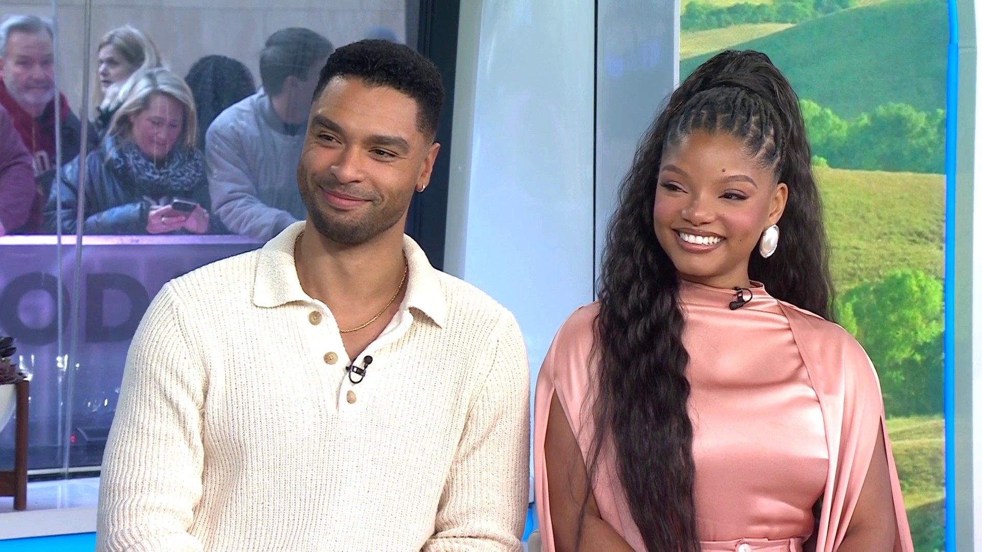 Regé-Jean Page and Halle Bailey Talk Chemistry in New Rom-com